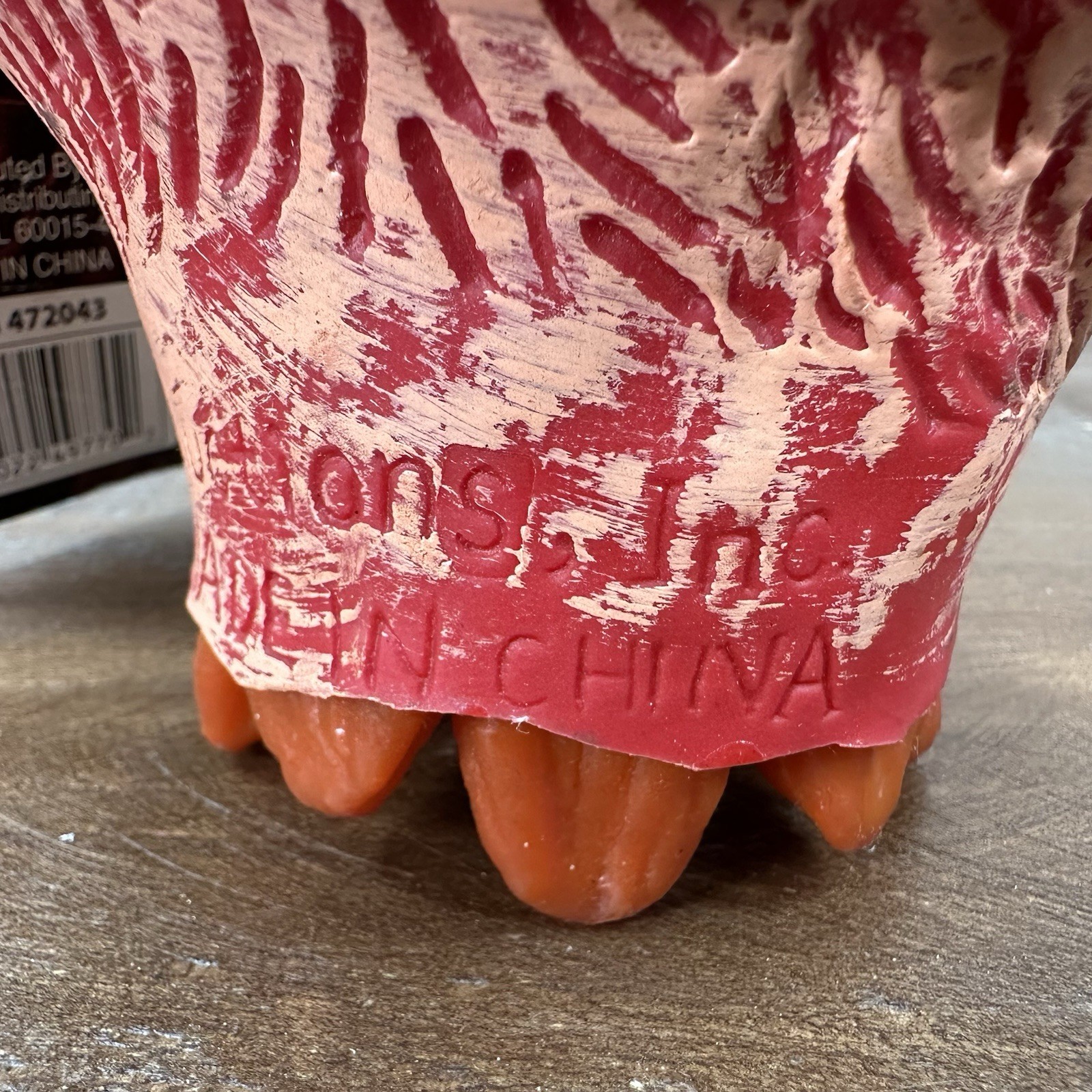 NWT Nightmare on Elm Street Freddy Krueger Rubber Shrunken Head New Line 7”