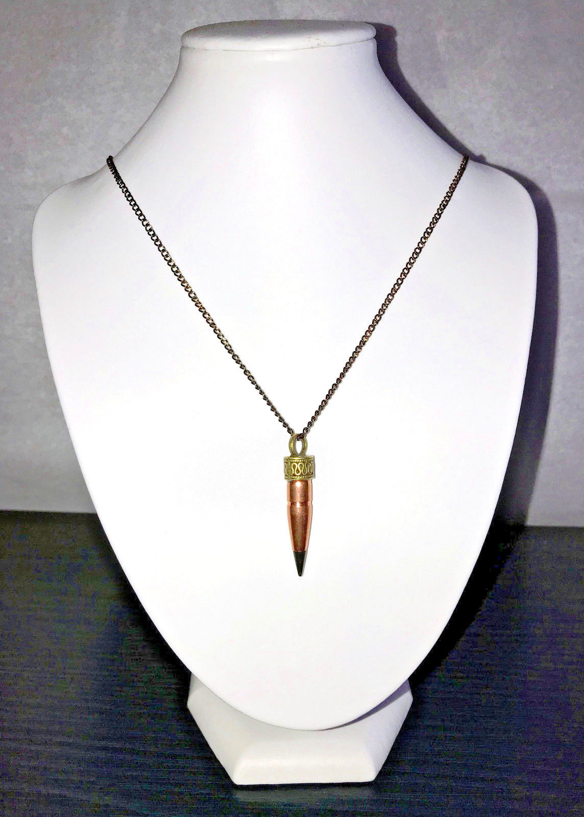 .308 HOGSTOOTH Necklace w/Decorative Cap ~ Veteran Made ~