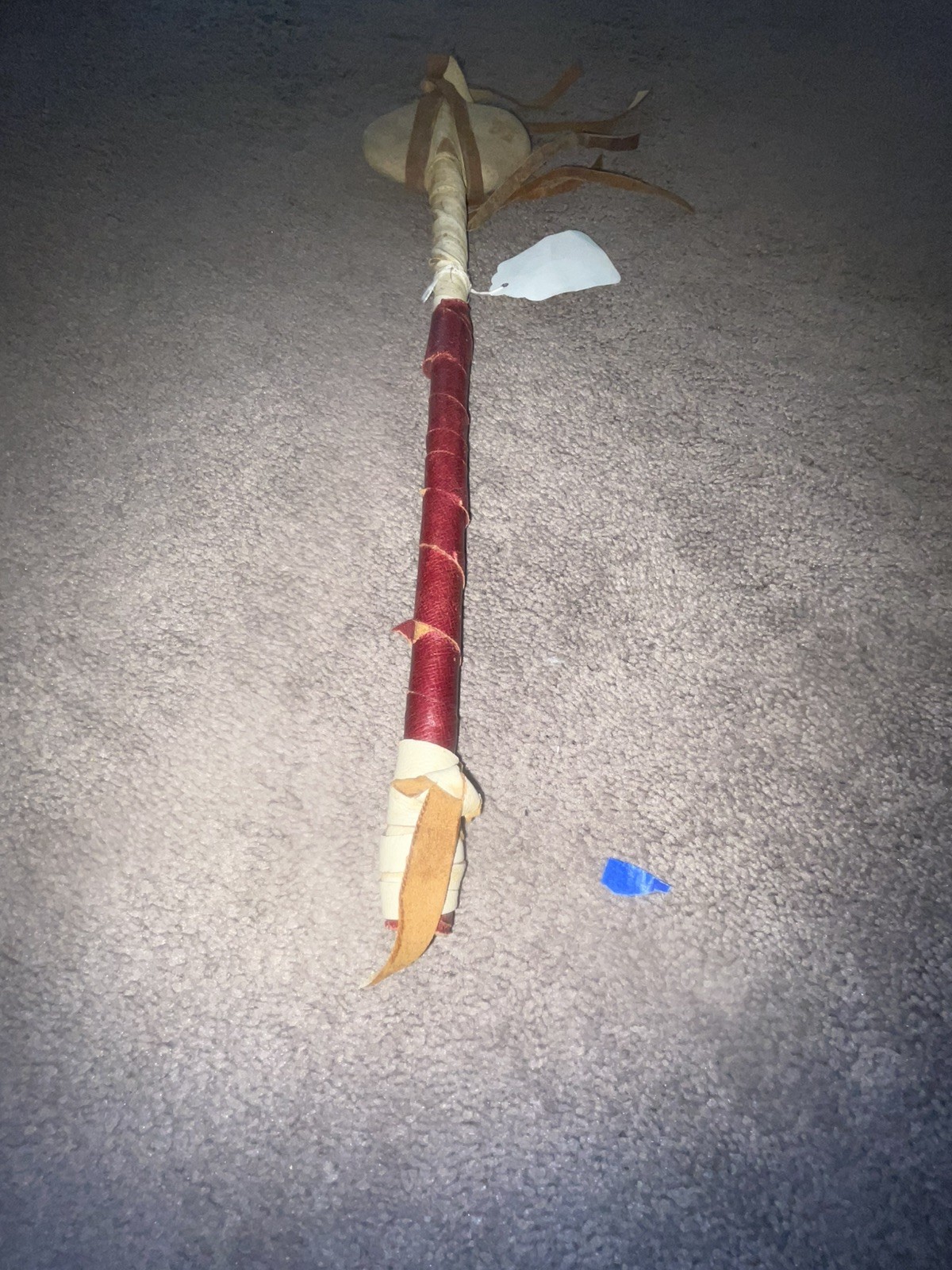 Antique 1870/80s Native American Indian Stone War Club Skull Crusher Estate Find