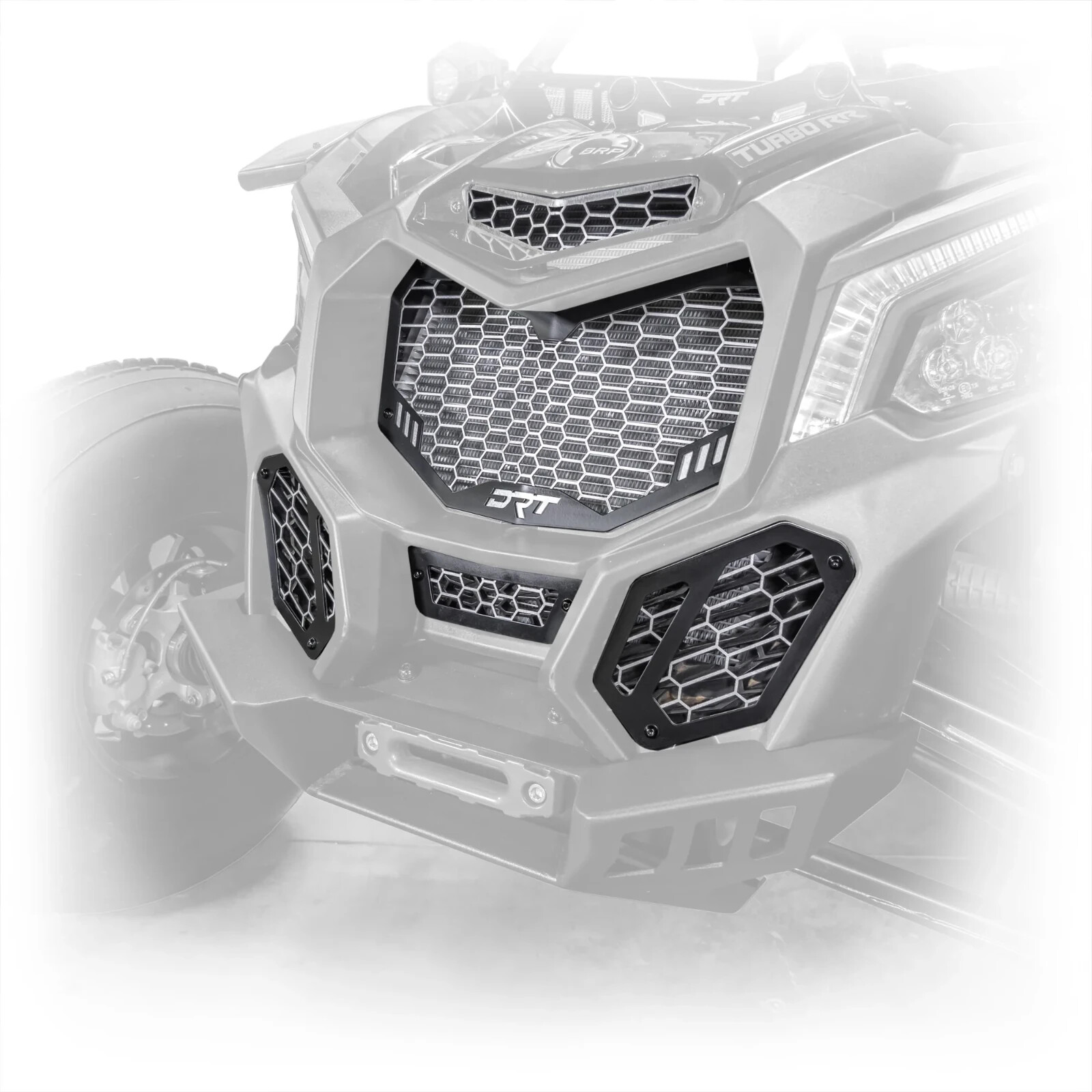 DRT Motorsports V2 5 Pc Front Grill Kit CAN-AM MAVERICK X3 2017-24 Max XRS XDS