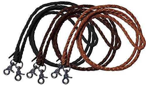 Leather Braided Roping Reins