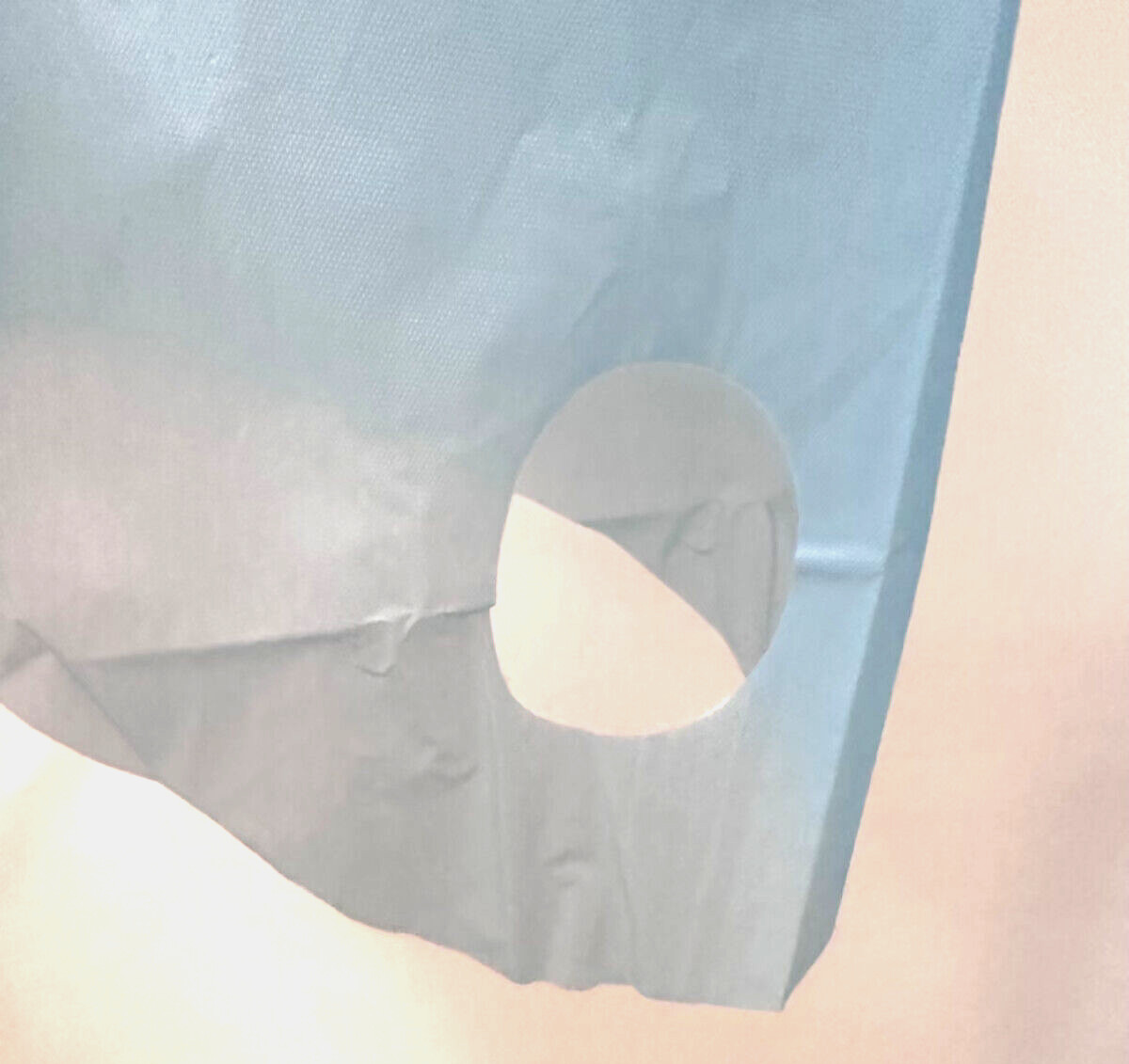 18 Blue Disposable Isolation Gowns, Open Back w/Dual Ties & Sleeve Thumb Holes