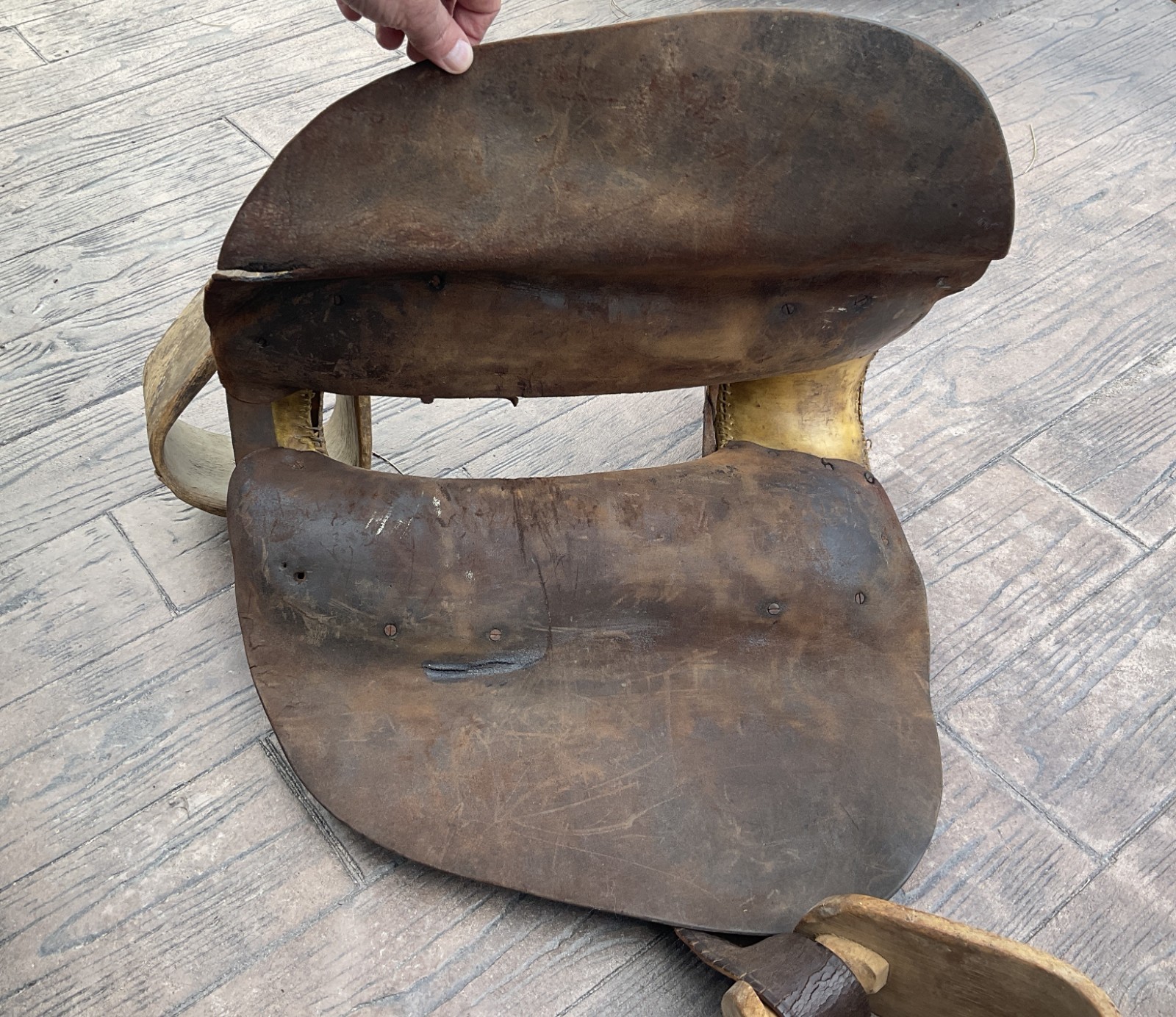 Rare M 1875 Indian Wars Antique 1860s 1870s Wagon Drivers Saddle Civil War