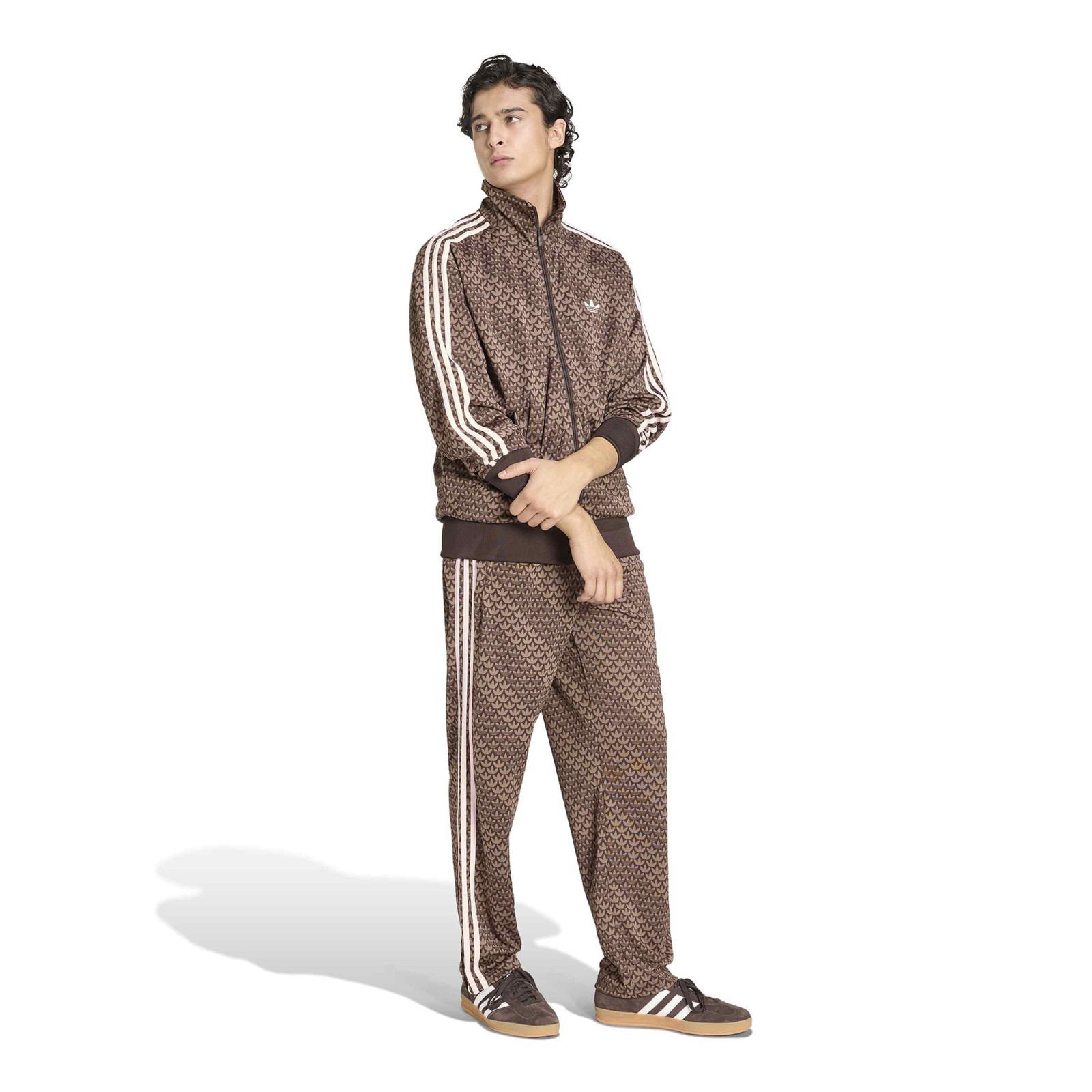 Adidas Originals Men's Firebird Monogram Green Track Jacket KE1677 Pants KE1678