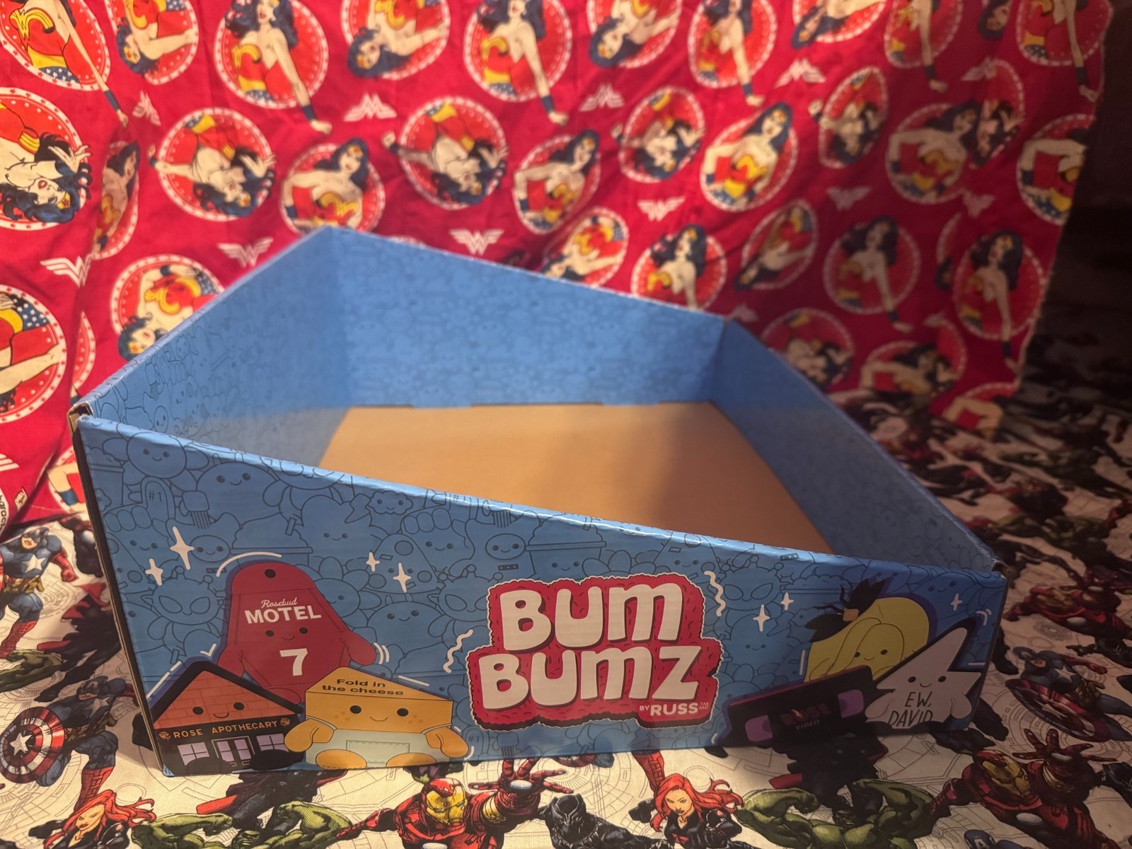 JAZWARES BUMBUMZ SCHITTS CREEK STORE DISPLAY BOX FOR COLLECTIBLES RARE NEW
