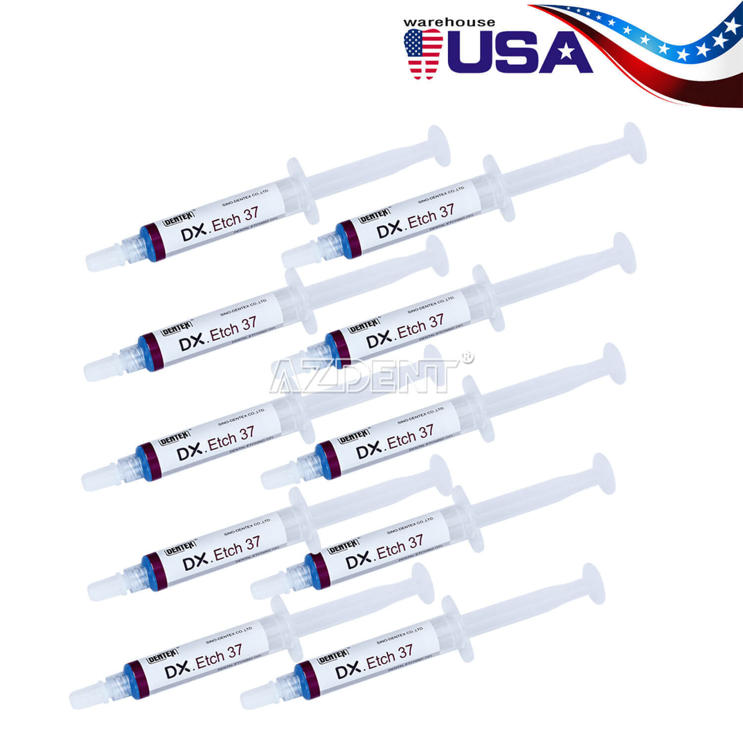 Incisione dentale dell'acido 37% Silica Blue Gel per adesivo & resina DENTEX