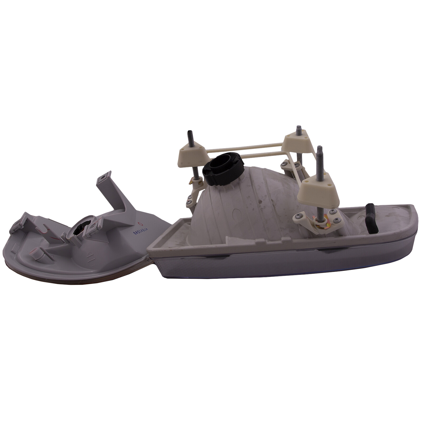 For 96-03 Volvo VNL Headlights w/Signal Marker Light Set Diamond Black Bezel