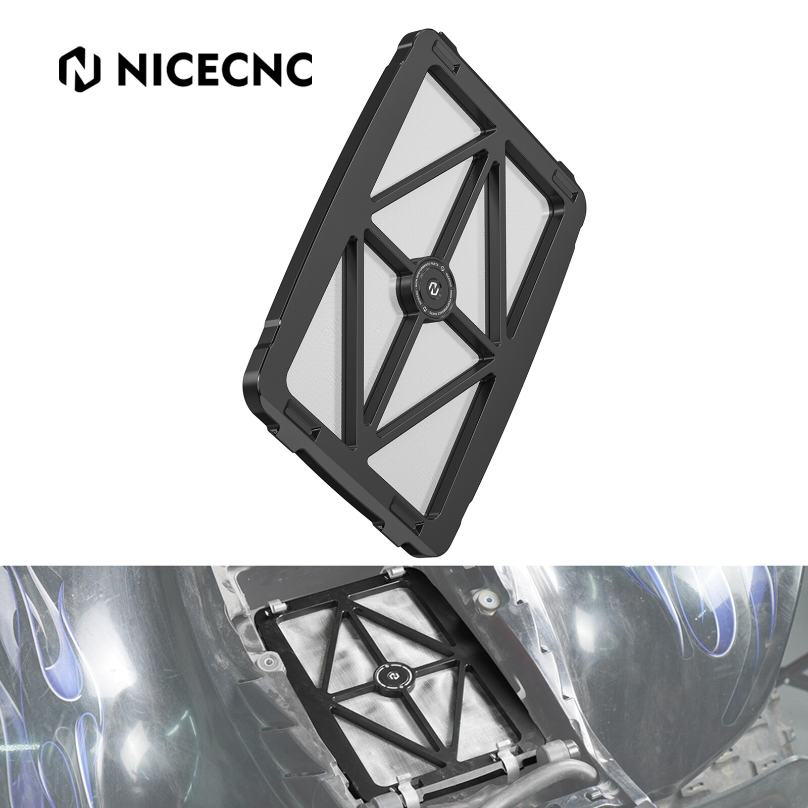 For Honda TRX450R Kick Start Air Box Lid Cleaner Case Cover Cap 2006-2009 Black