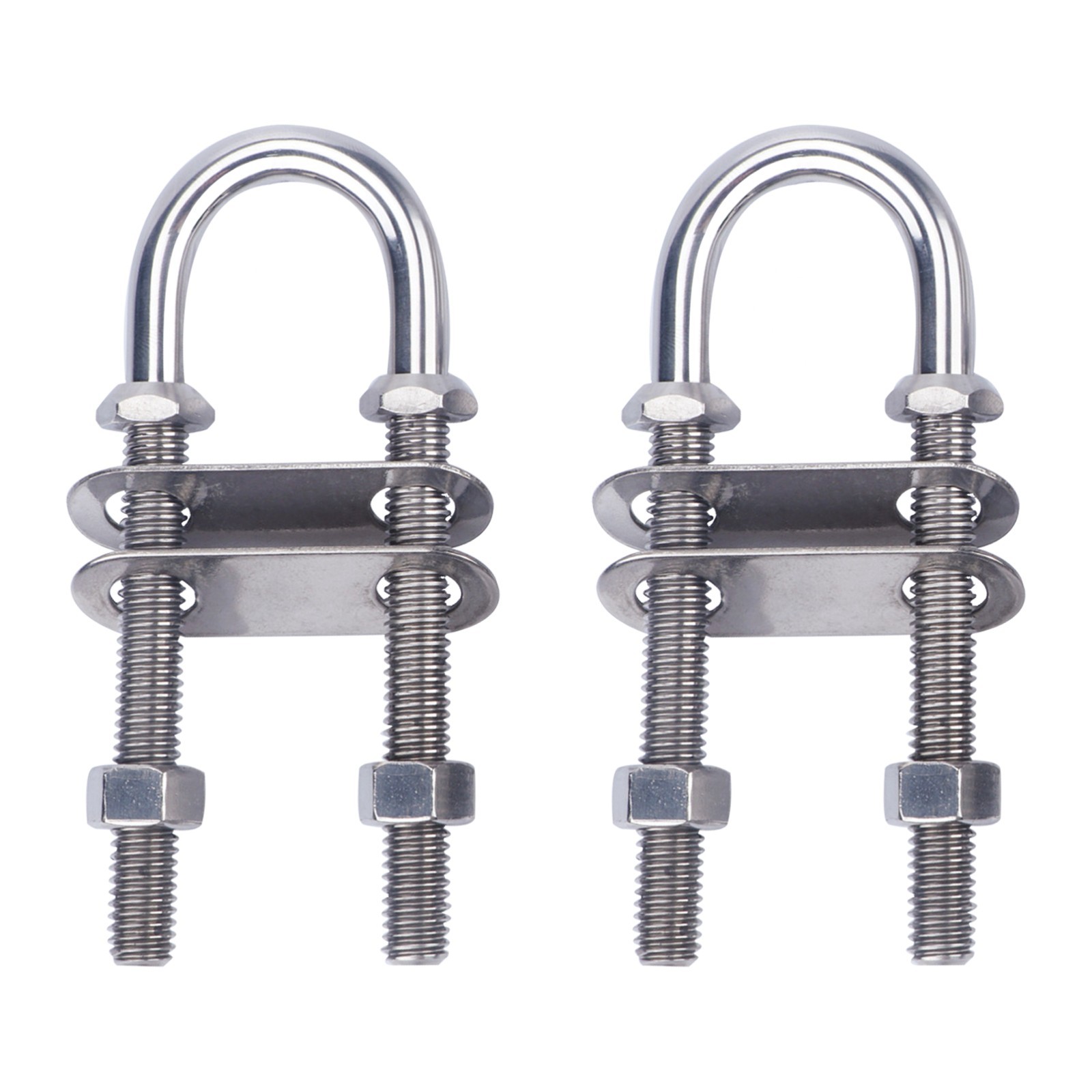 Stainless Steel Marine Boat Stern Bow Eye Tie Down U Bolt 5" Length