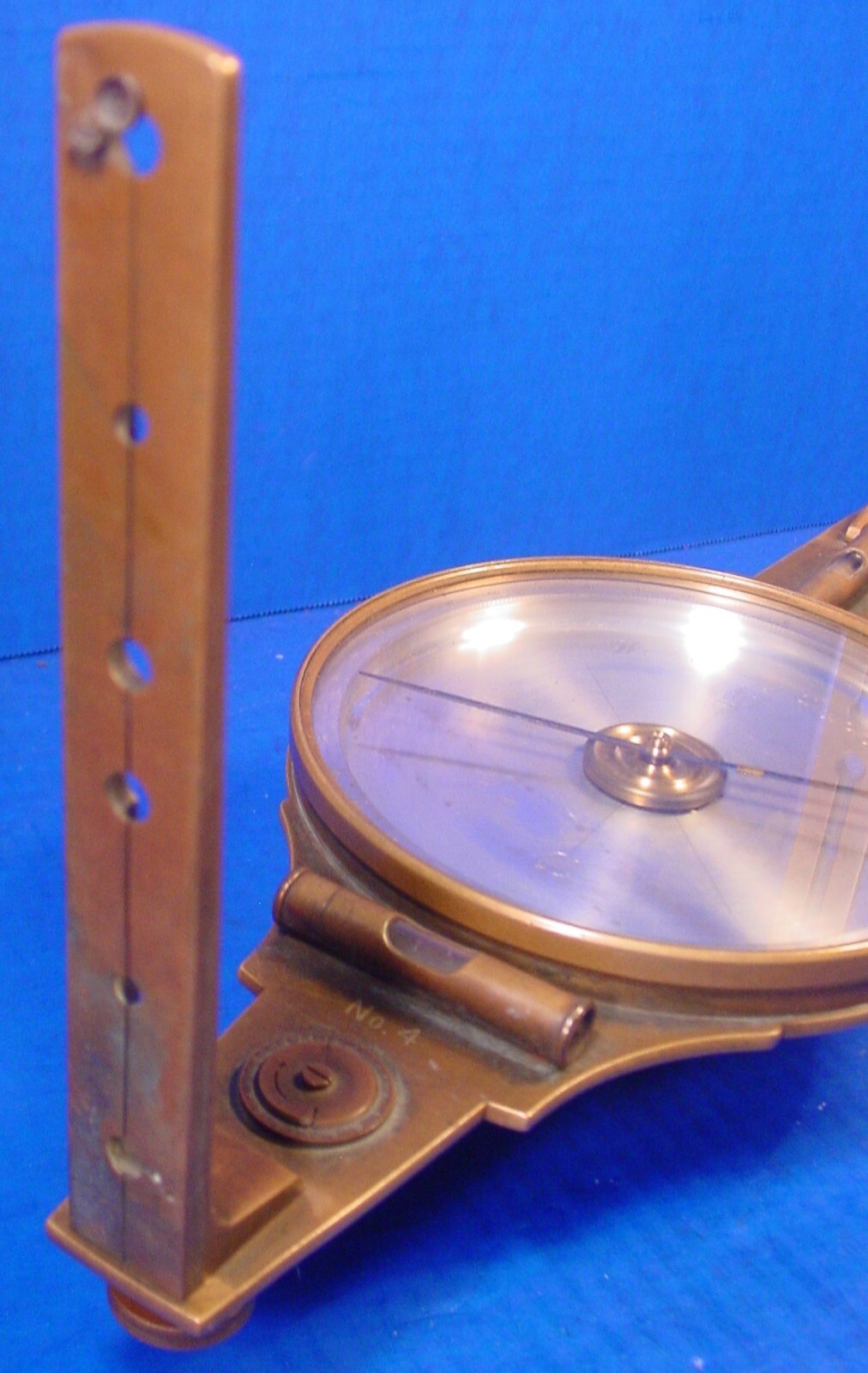 1868 Gurley Plain Compass w/Orig. Box - Large Early Example