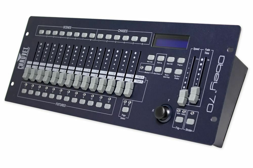 Chauvet DJ OBEY 70 DMX Lighting Controller For Church Stage Design Performance