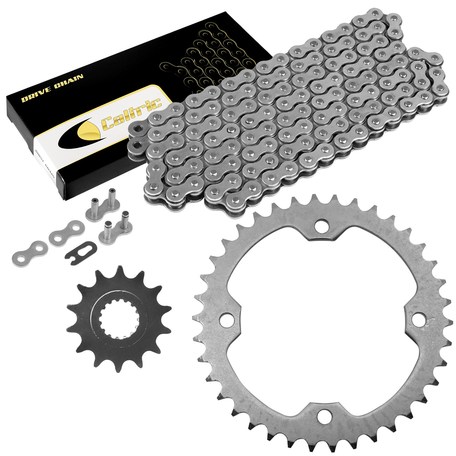 Drive Chain and Sprockets Kit for Yamaha Raptor 700 700R YFM700R 2006-2023