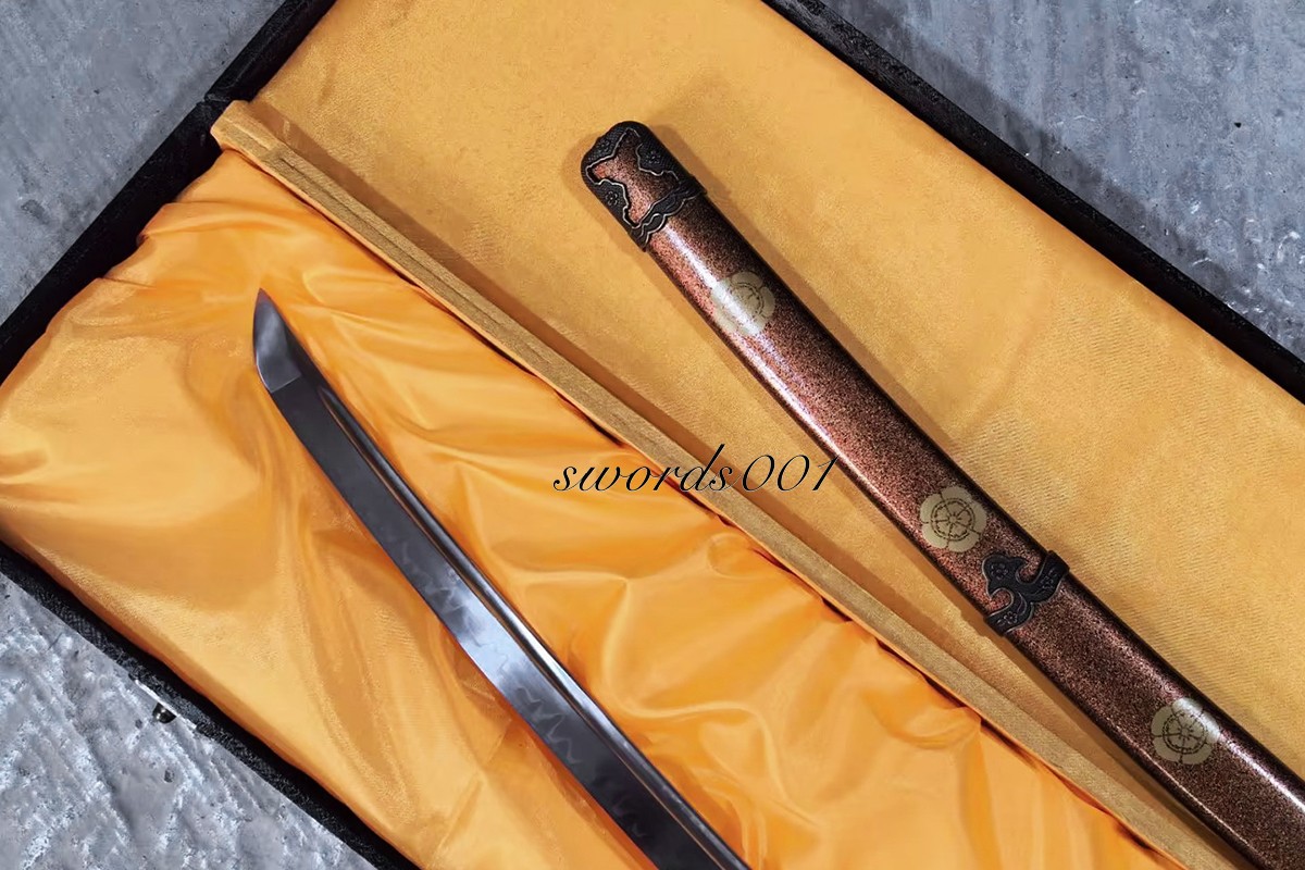 41'' Handmade Japanese Authentic Tachi Sword T10 Steel Clay Tempered Katana