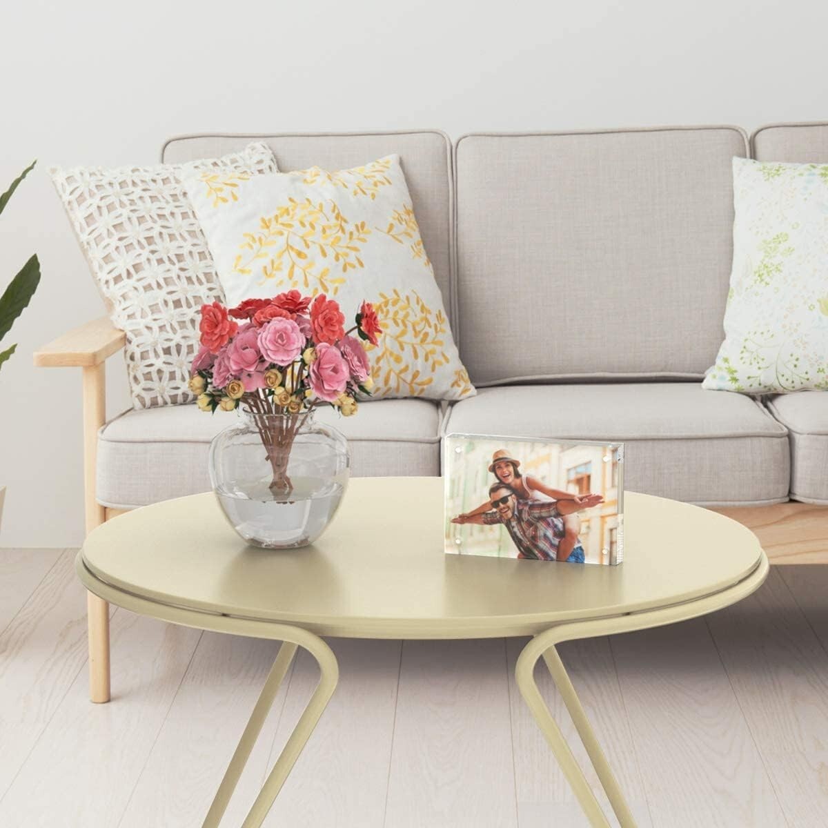 6 Pack Acrylic Picture Photo Frame Magnetic 4x6 Clear Free standing 4x6“