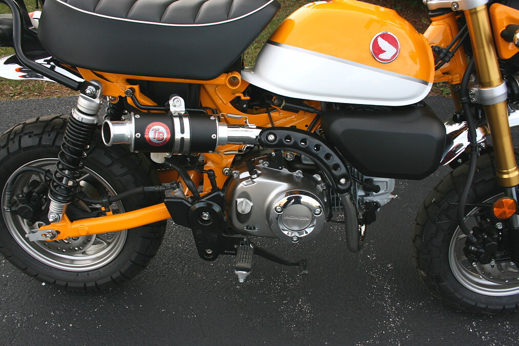 HONDA 125 MONKEY PERFORMANCE EXHAUST PIPE SYSTEM MATTE BLACK SILENCER tbw1461