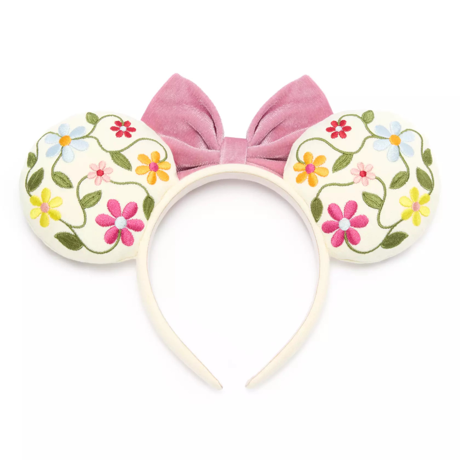 Disney Parks Baublebar Minnie Mouse Floral Ear Headband Spring Flowers