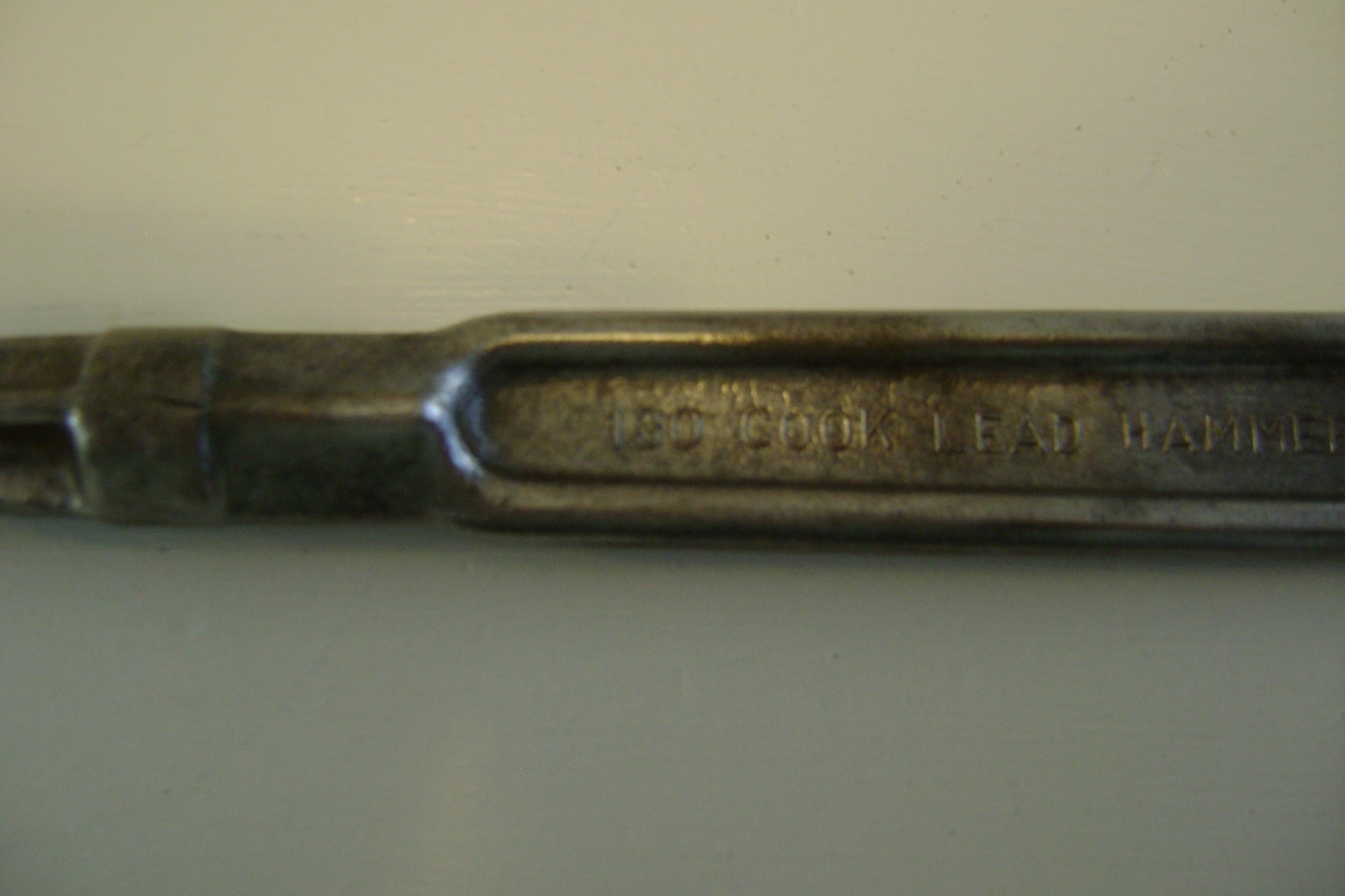 VINTAGE COOK'S LEAD HAMMER HANDLE #130
