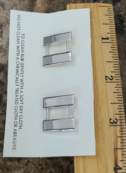 Rank Officer Captain Rank Insignia, Air Force/Army Mini- Shirt Size- 1 Pair -New