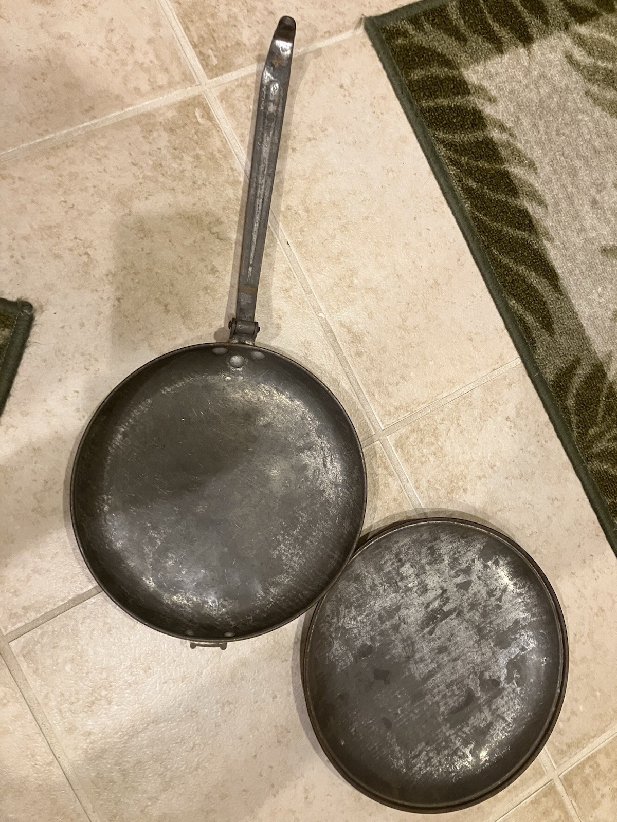 Original Spanish-American War Tin Round Mess Kit US Army