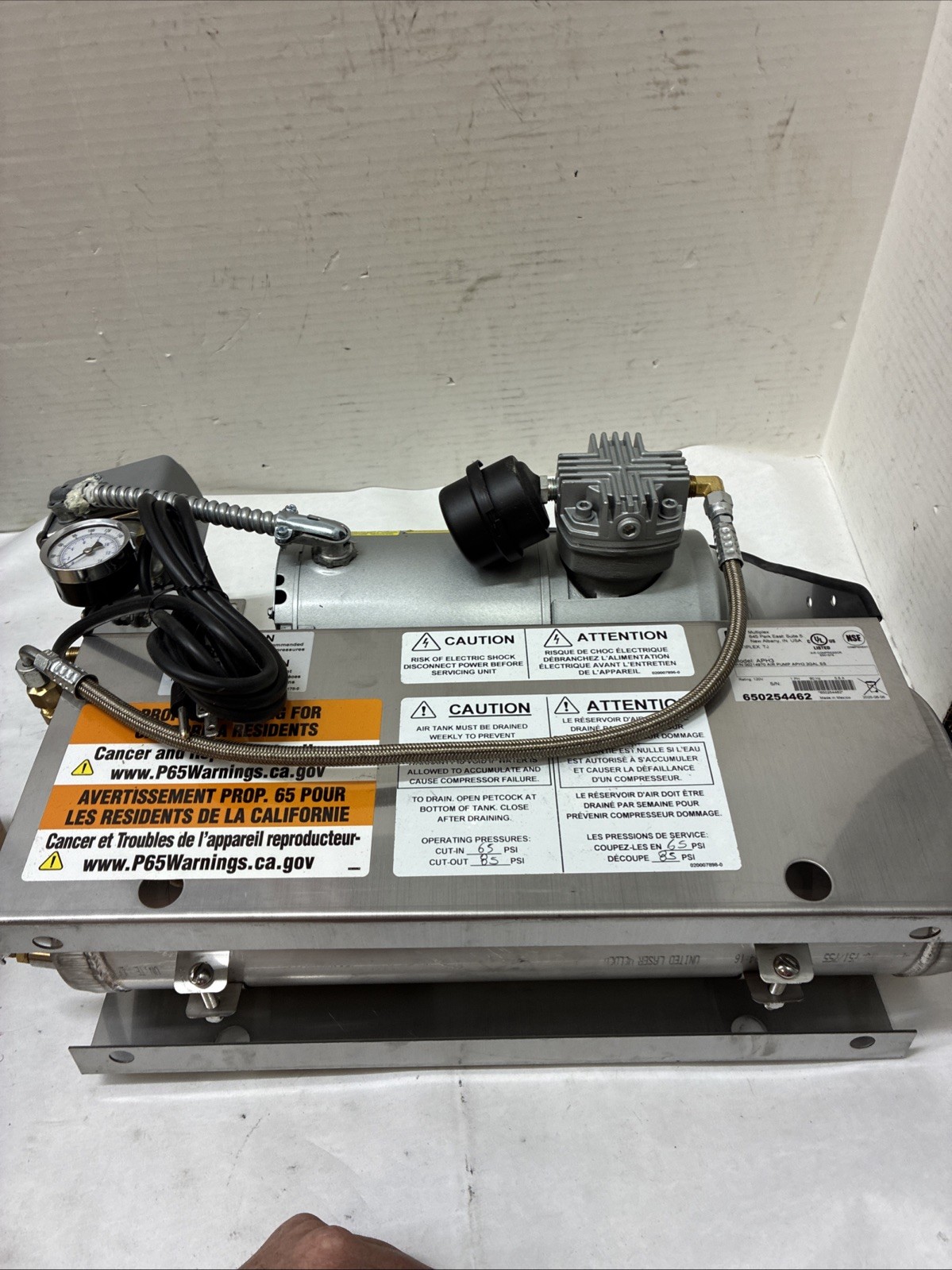 Multiplex 00214970 - Air Pump Aph3 3Gal Ss