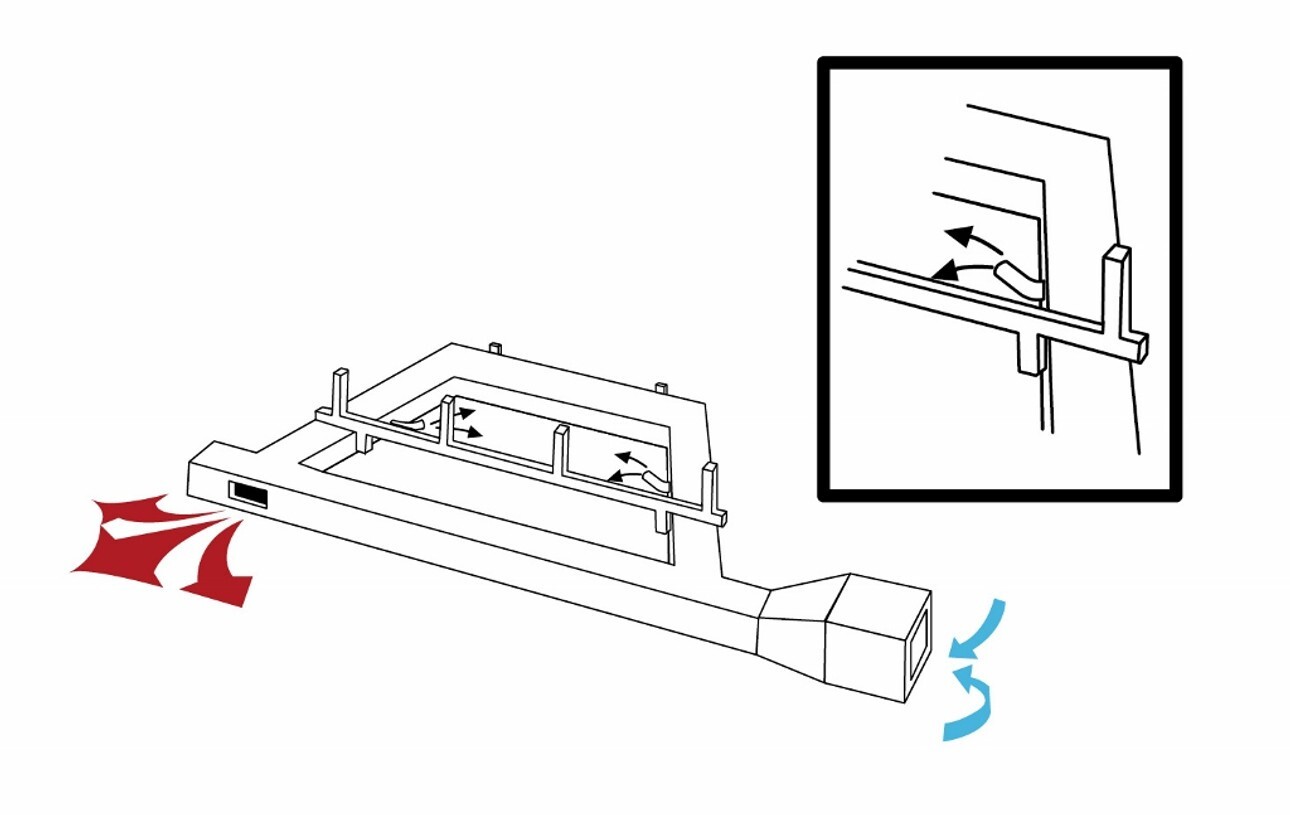 Airculator Masonry Wood Fireplace Blower Heat Exchanger Add 20K Btu's HE14501
