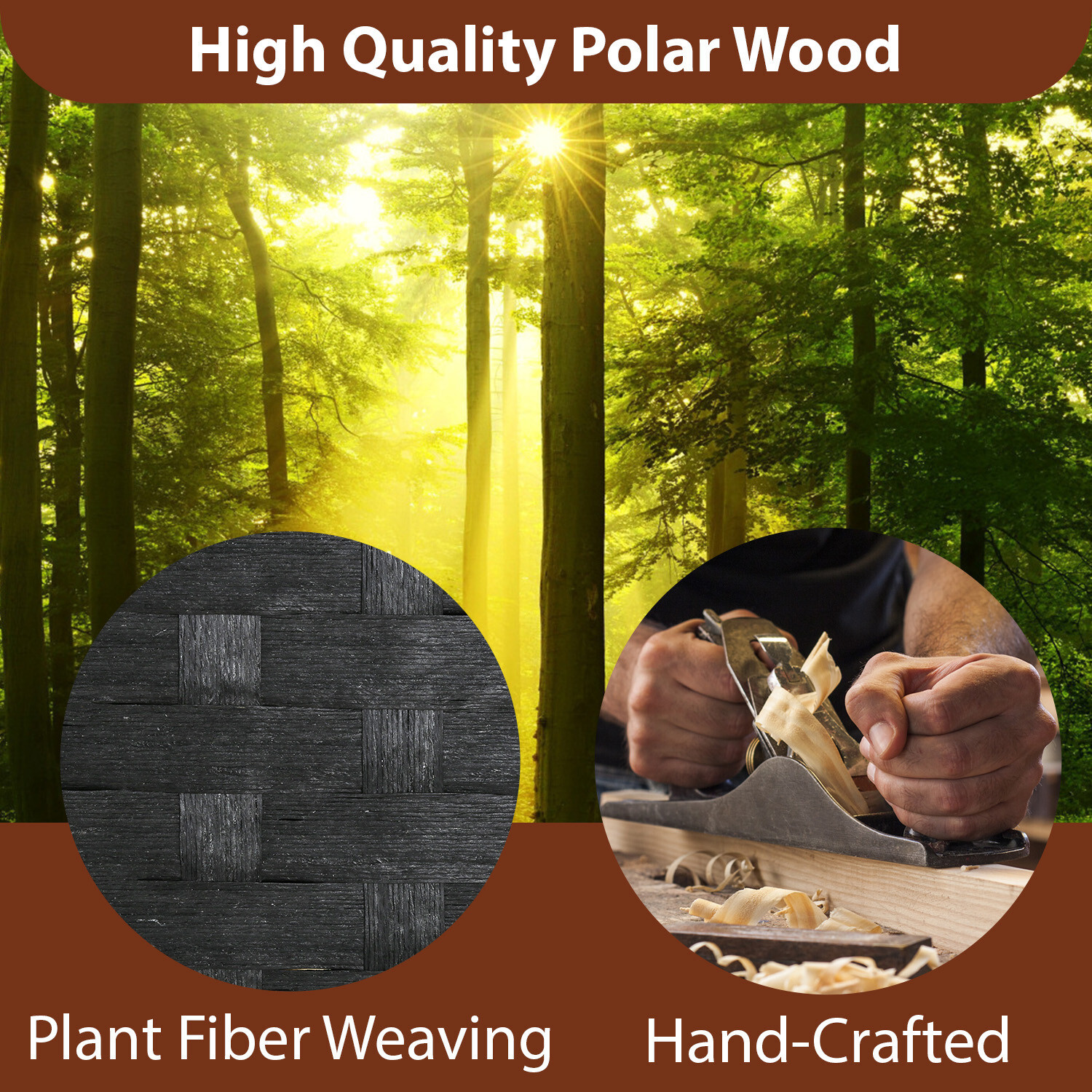 Room Divider 6FT Wood Mesh Hand-Woven Room Divider, 4-Panel Indoor Folding Black