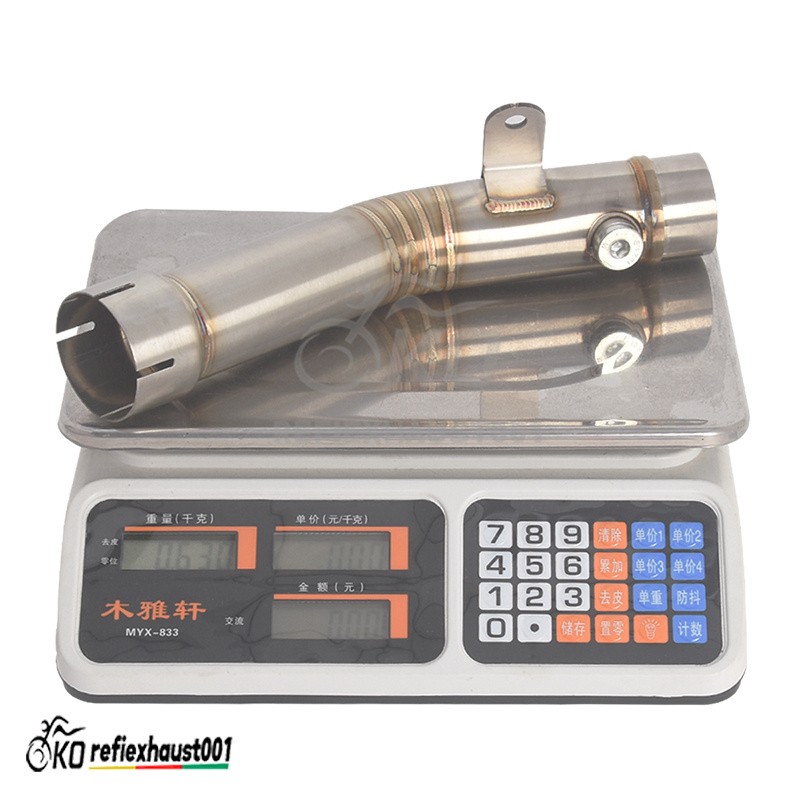 For Kawasaki Ninja ZX6R ZX636 2023-2025 Exhaust Mid Link Pipe Slip Stock Muffler