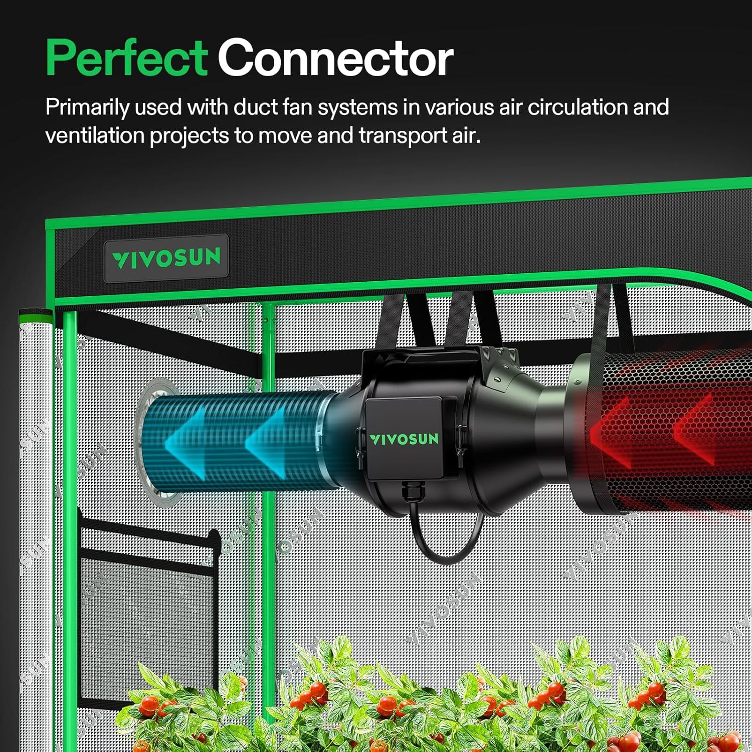 VIVOSUN Aluminum Ducting Tube Dryer Vent Hose, New, Free Shipping