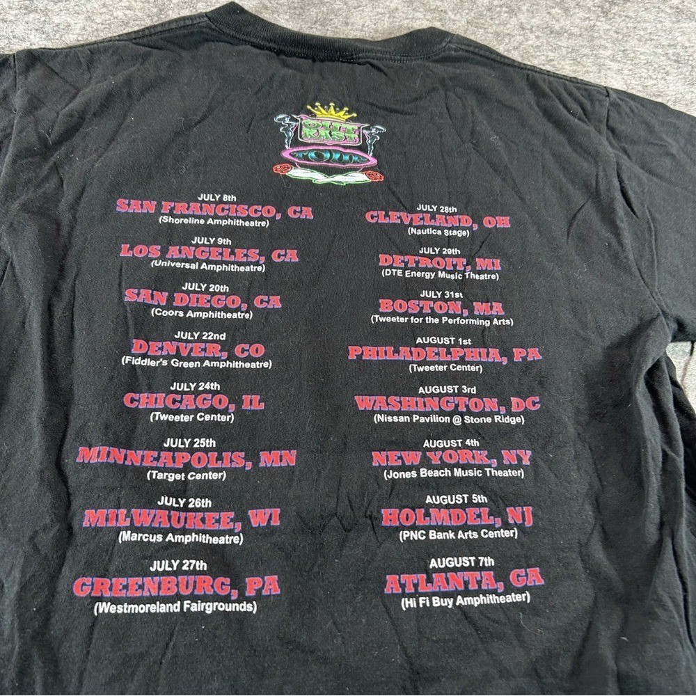 Vintage Outkast Shirt Mens Medium Black Y2K 2002 Smoke & Groove Tour Hip Hop Rap