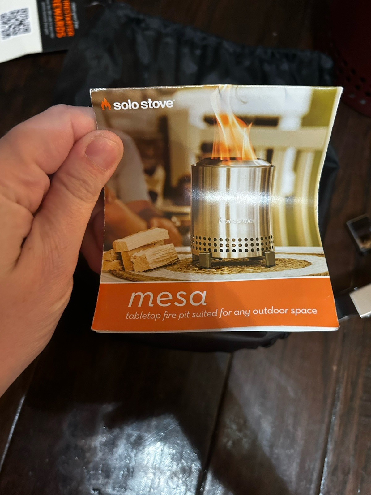 solo stove mesa tabletop Firepit Red Mulberry