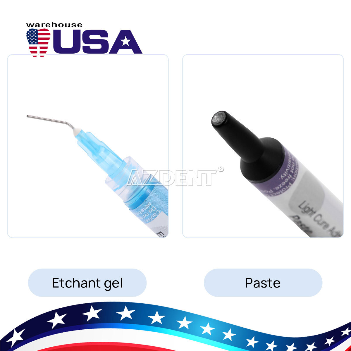 Dental Light Cure Orthodontic Bonding Bracket Light Cure Adhesive Kit