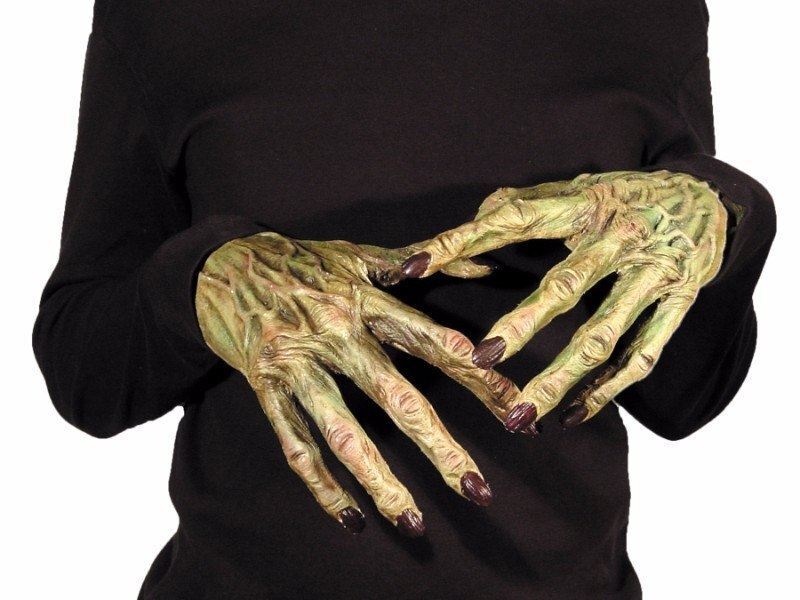 Creepy Long Finger Gloves Latex Hands Halloween Costume Haunted House Monster