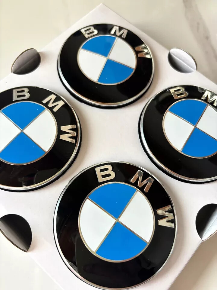 New BMW Floating Alloy Wheel Center Hub Caps A Set Of 4Pcs 68mm NEW 36122455269