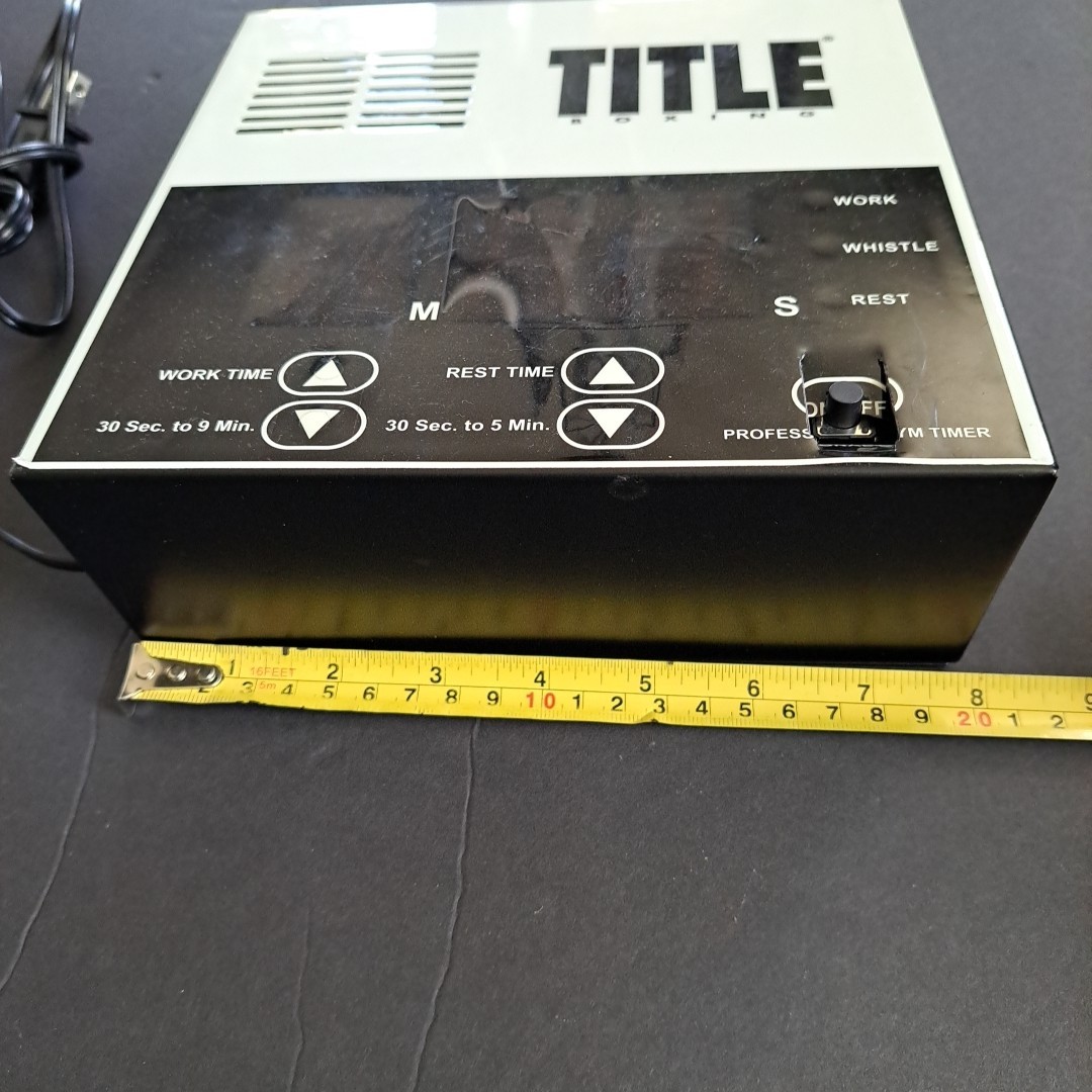 Professional Digital Gym Timer by Title, 2" LED Display 8"x3"x8" - Not Working