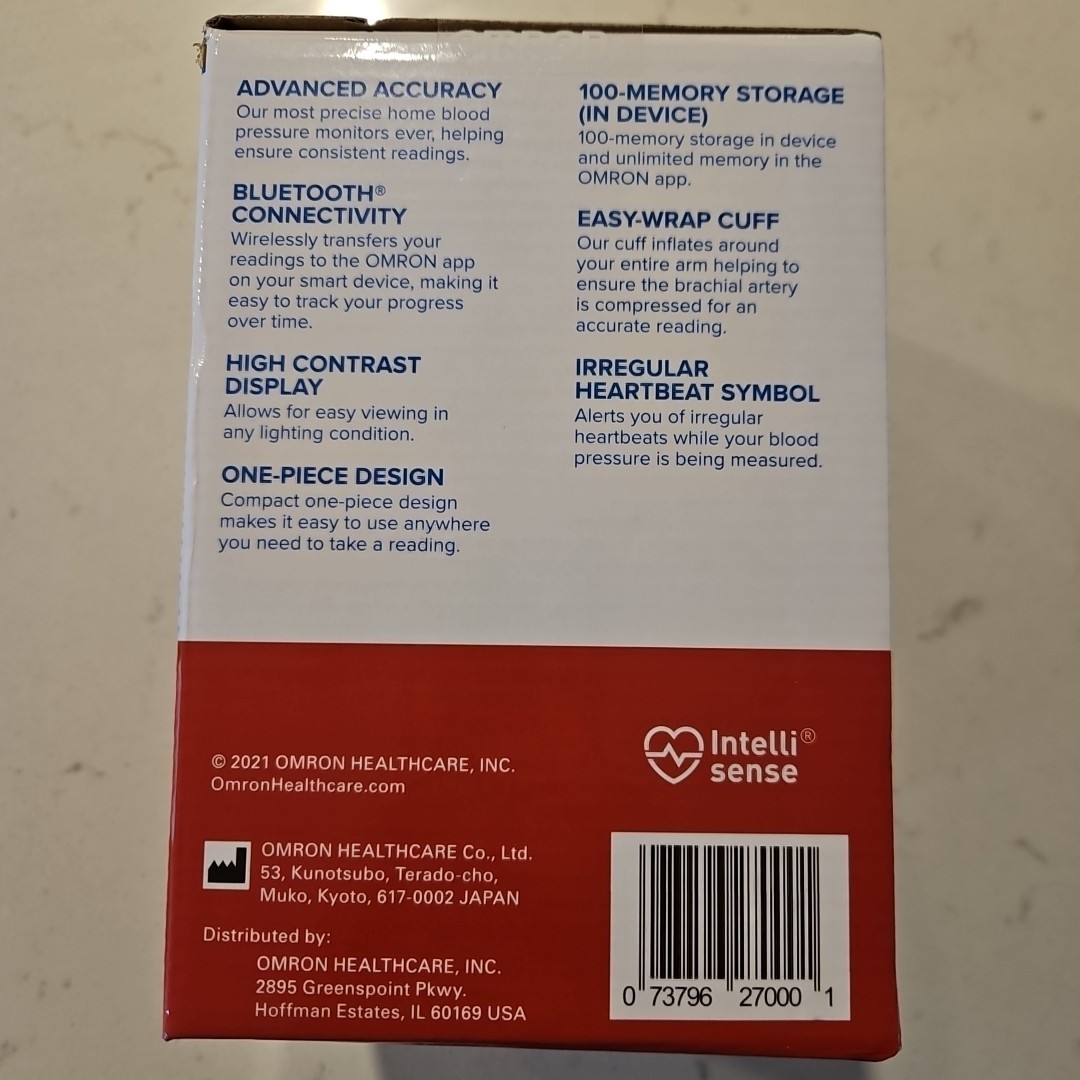 Omron Evolv Wireless Upper Arm Blood Pressure Monitor