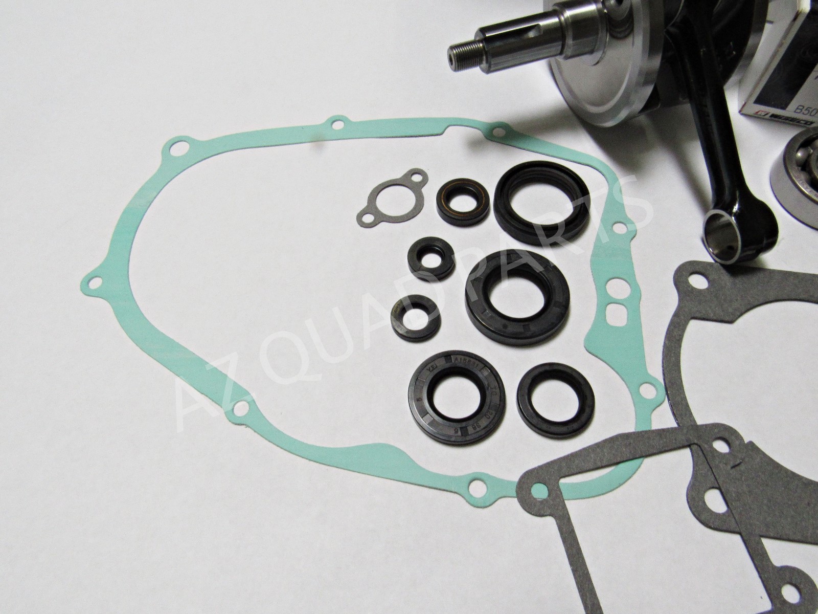 Yamaha Blaster Heavy Duty WISECO Crank Crankshaft Coated Piston Seals Gasket Kit