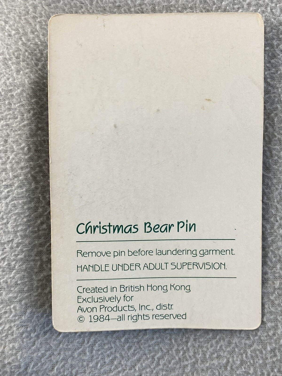 Vintage 80's Avon Holiday Christmas Pin Necklace Plastic Jewelry Lot of 5