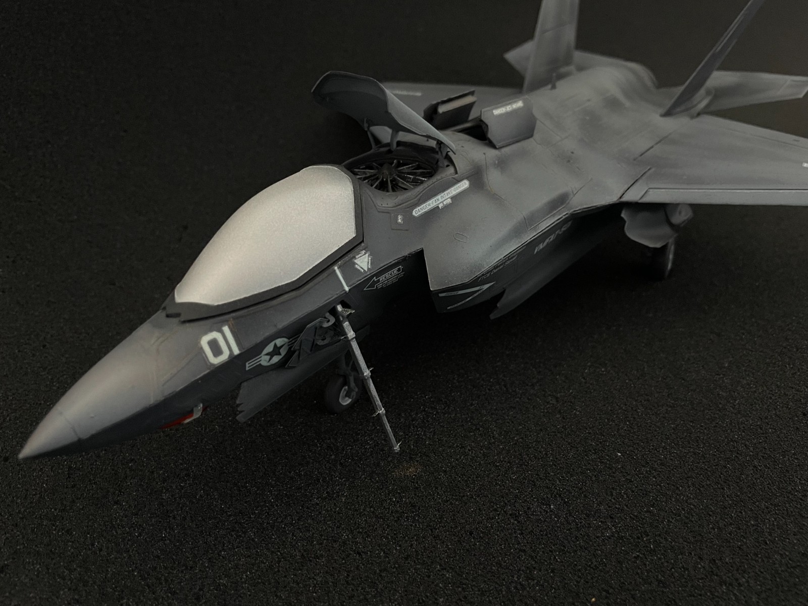 1/48,F-35B LIGHTNING IIVERSION 3.0,Attack fighter,Handmade,GIFT,Military model