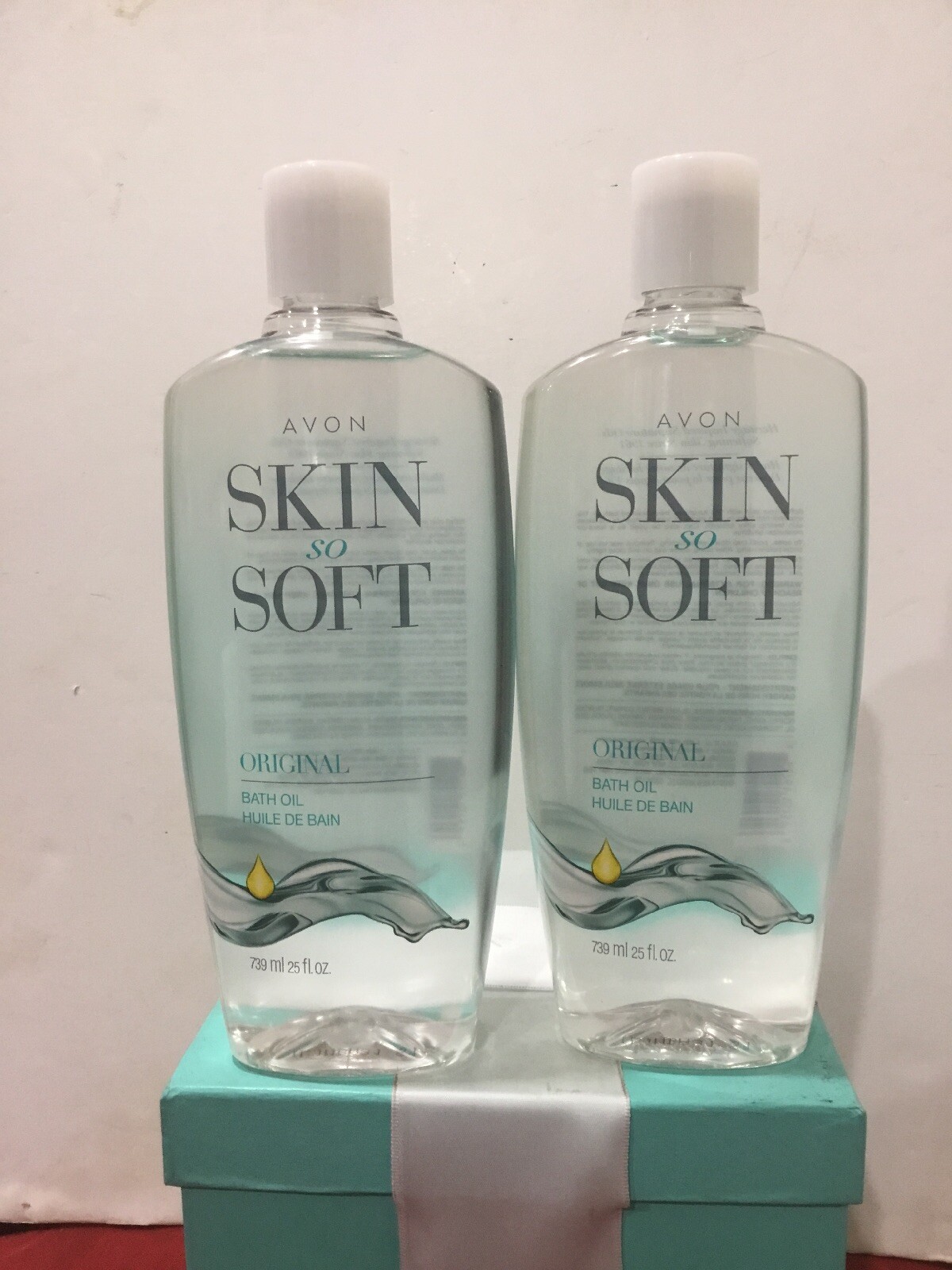 2 Avon Skin So Soft Original Bath Oil Large 25 Oz