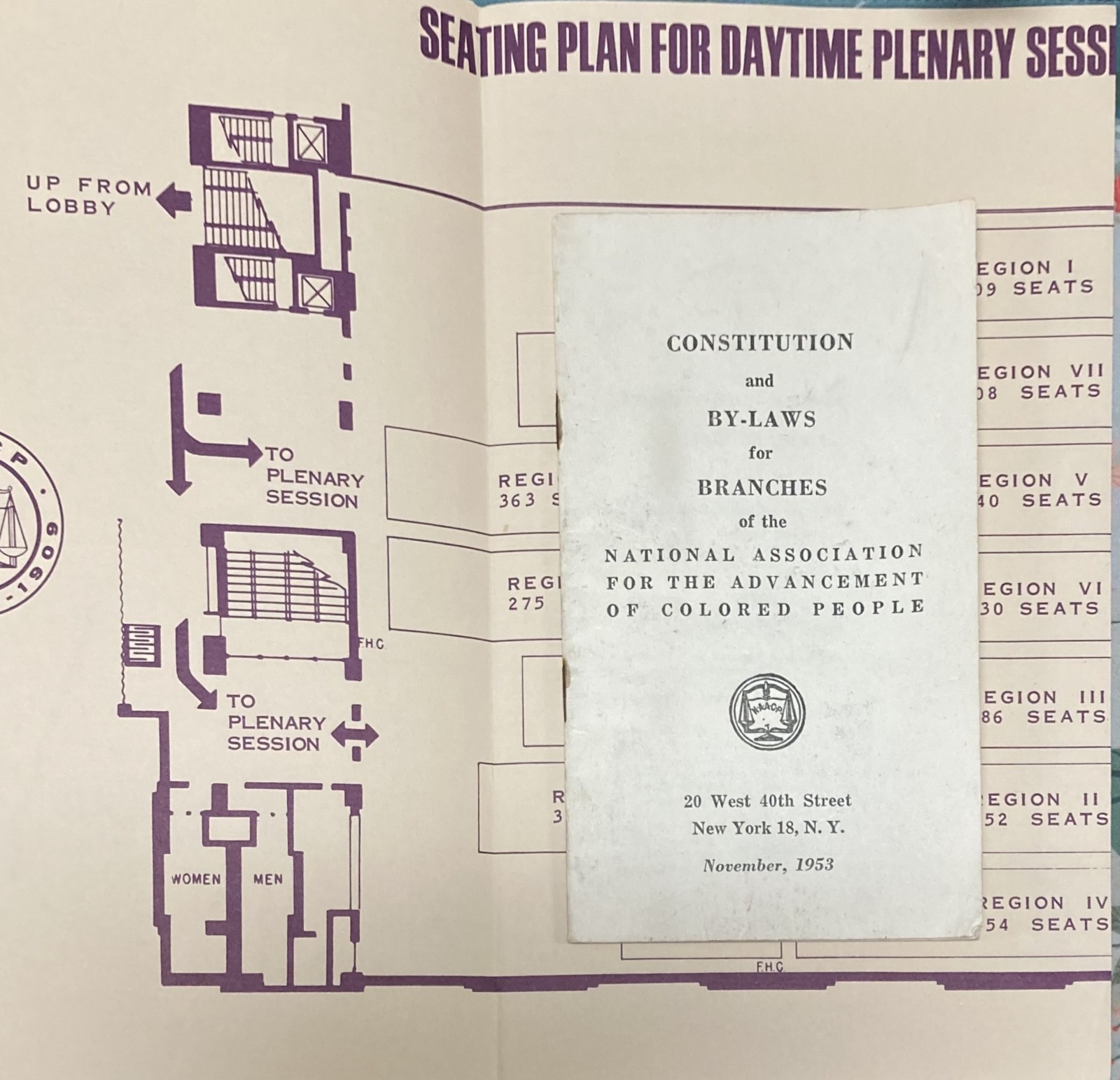 NAACP~Vintage 1950s-70s Lot~African American Ephemera Archive inc. Voting Poster
