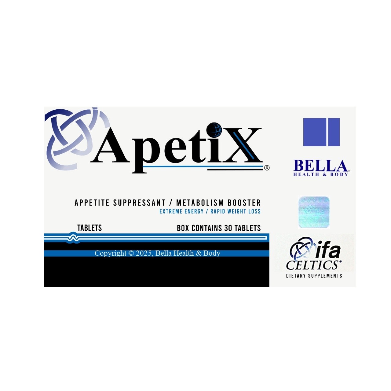 ApetiX Appetite Suppressant FAT BURNER Weight Loss Diet Energy Booster Pill Tabs