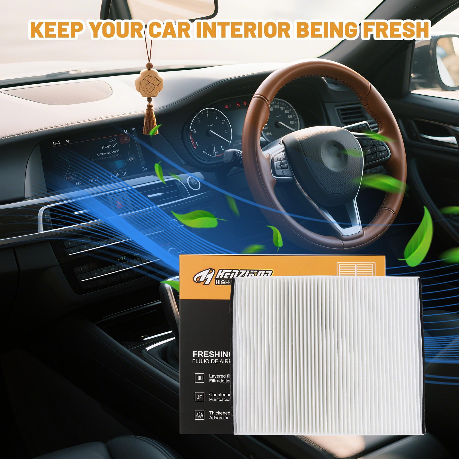 Fits Lincoln MKC Car For Ford Escape Focus Connect Transit Cabin Air Filter