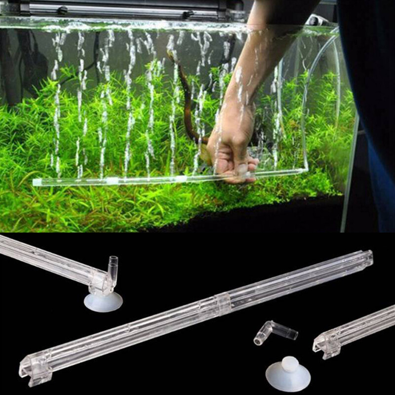 Air Tube Bubble Tank Diffuser Fish  Aquarium Pump Curtain Aerator Stone Bar Wall