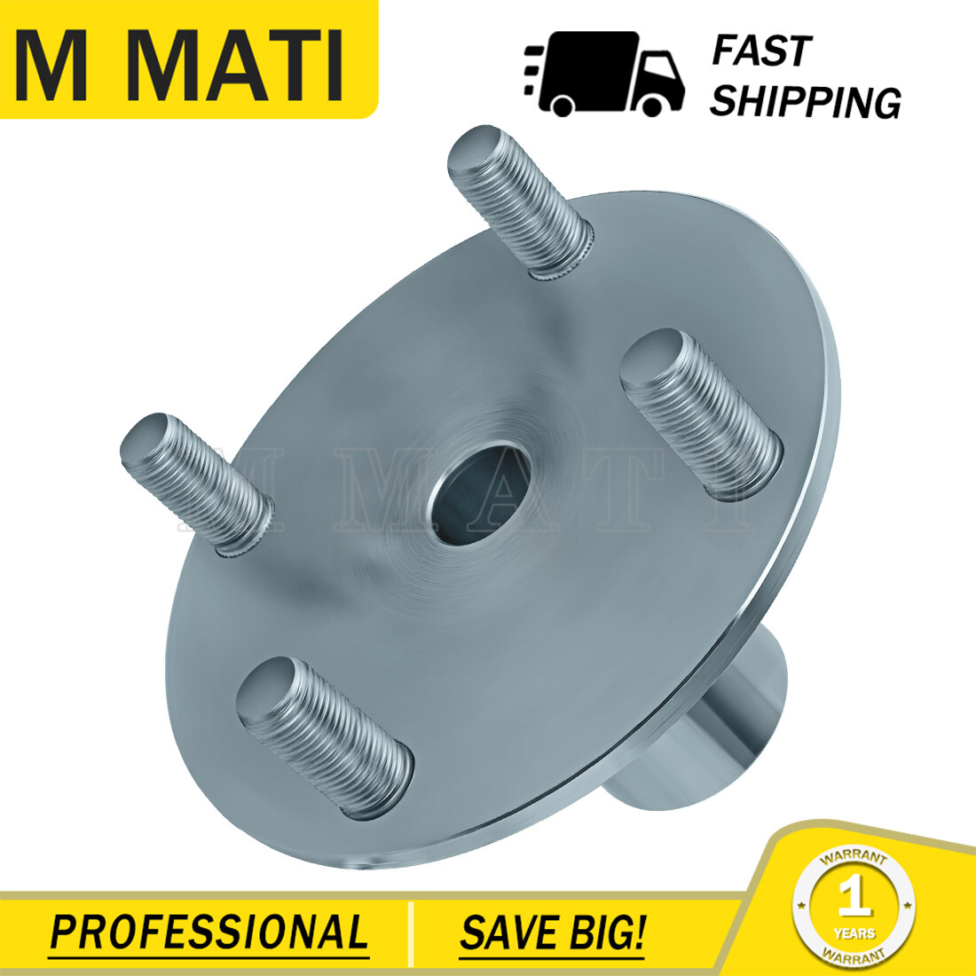 For Go Kart Live Axle Hub 4" x 4" Bolt Pattern Hub and 1" to 3/4" Axle Step Down