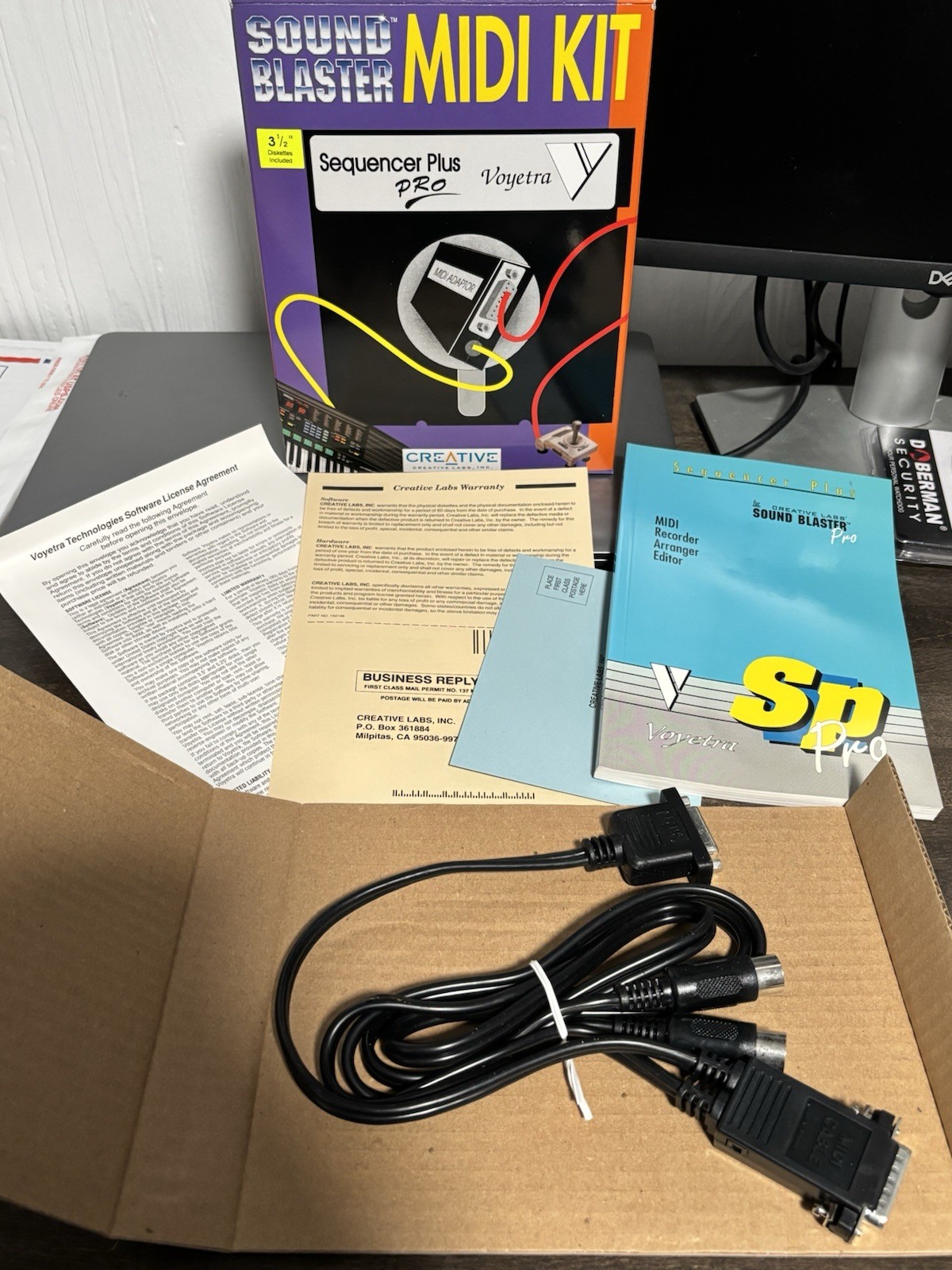 Creative Labs Inc. Sound Blaster Midi Kit Sequencer Plus Pro New Open Box