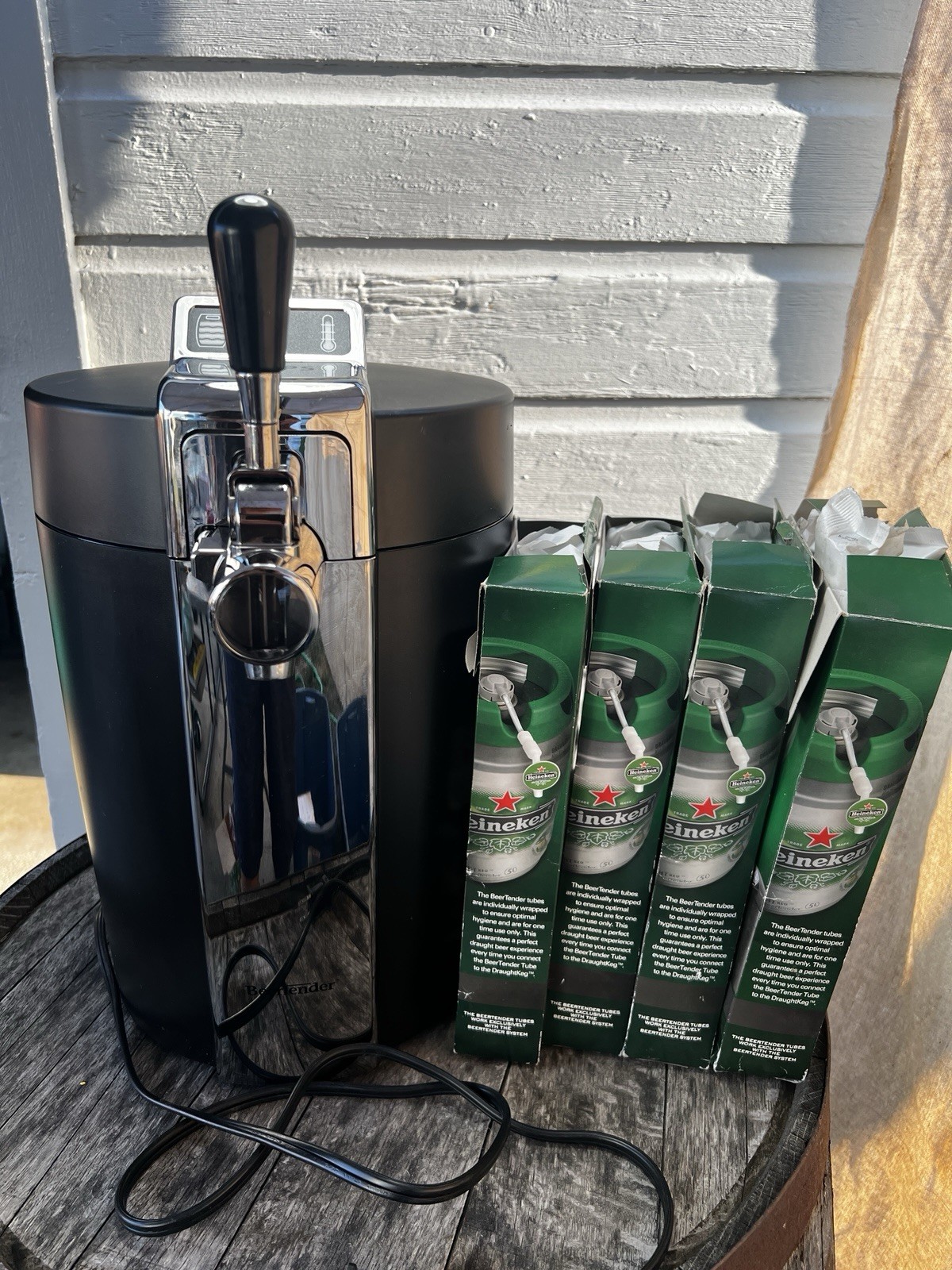 Krups Beertender VB50 B90 Beer Keg Tap Dispenser Cooler Fridge & 15 New Tubes