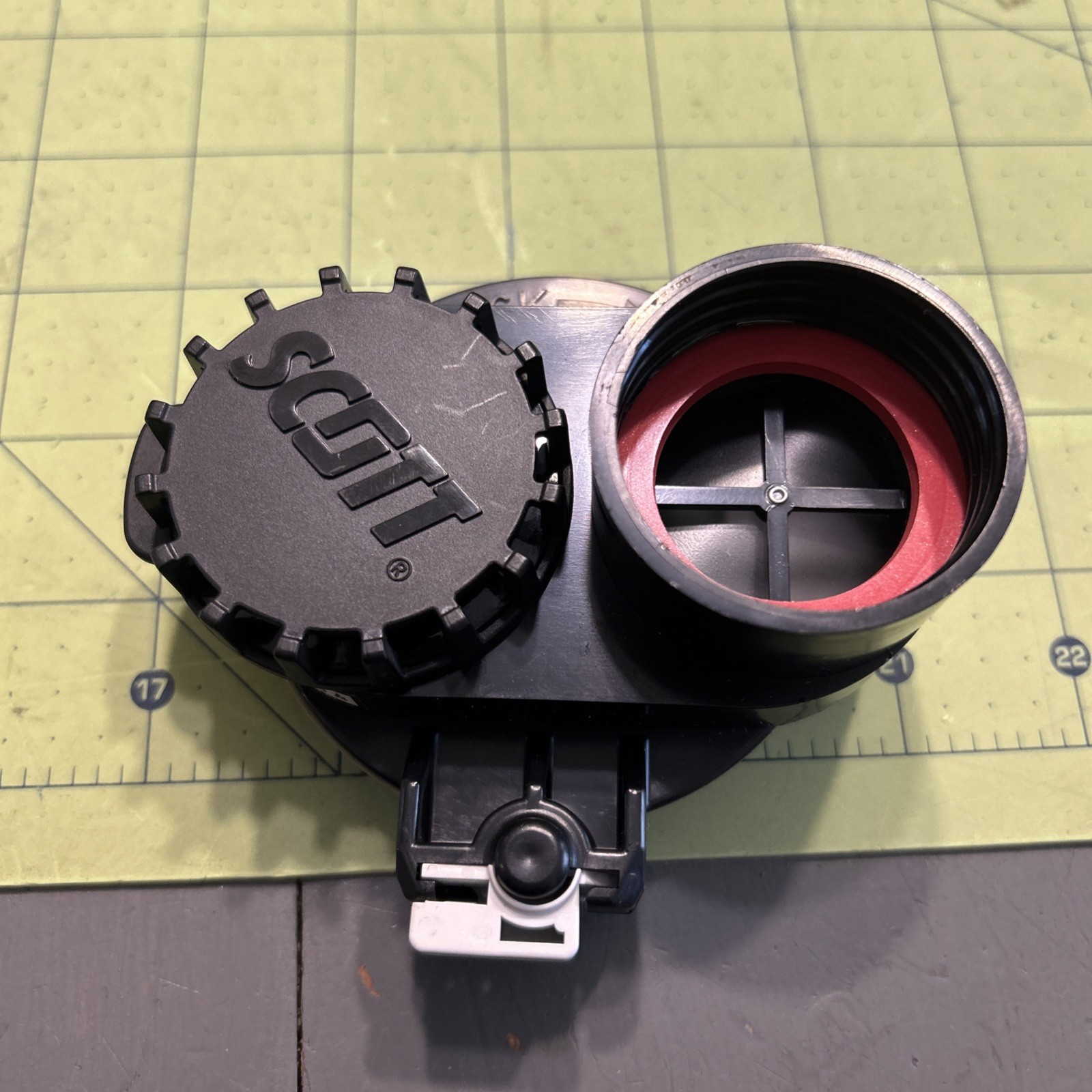 Scott Safety SC805059-01 Cartridge Adapter, 40 mm, for AV-2000