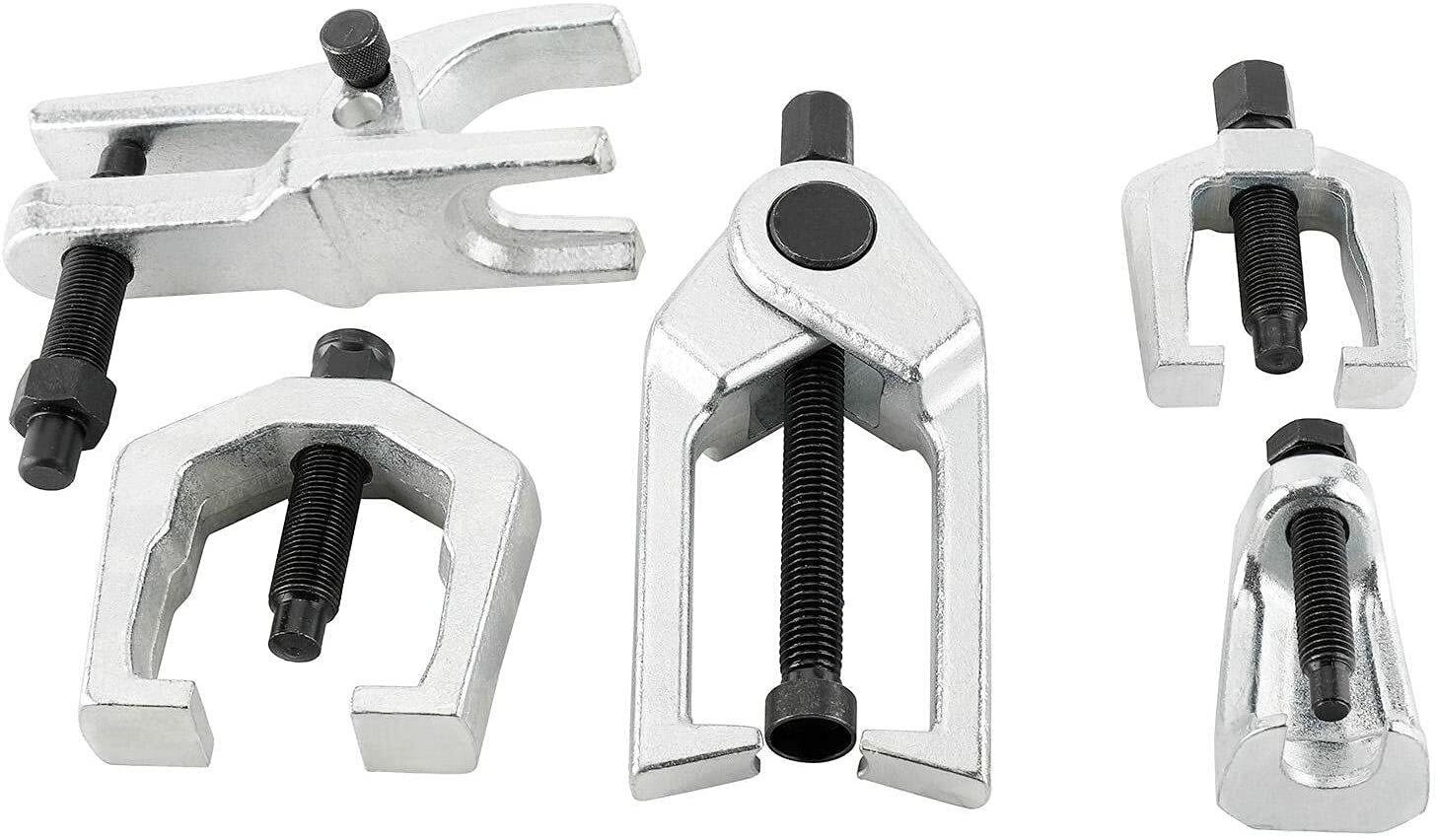 6Pcs Front End Service Kit Pitman Arm Puller Ball Joint Tie Rod Removal Tool Kit