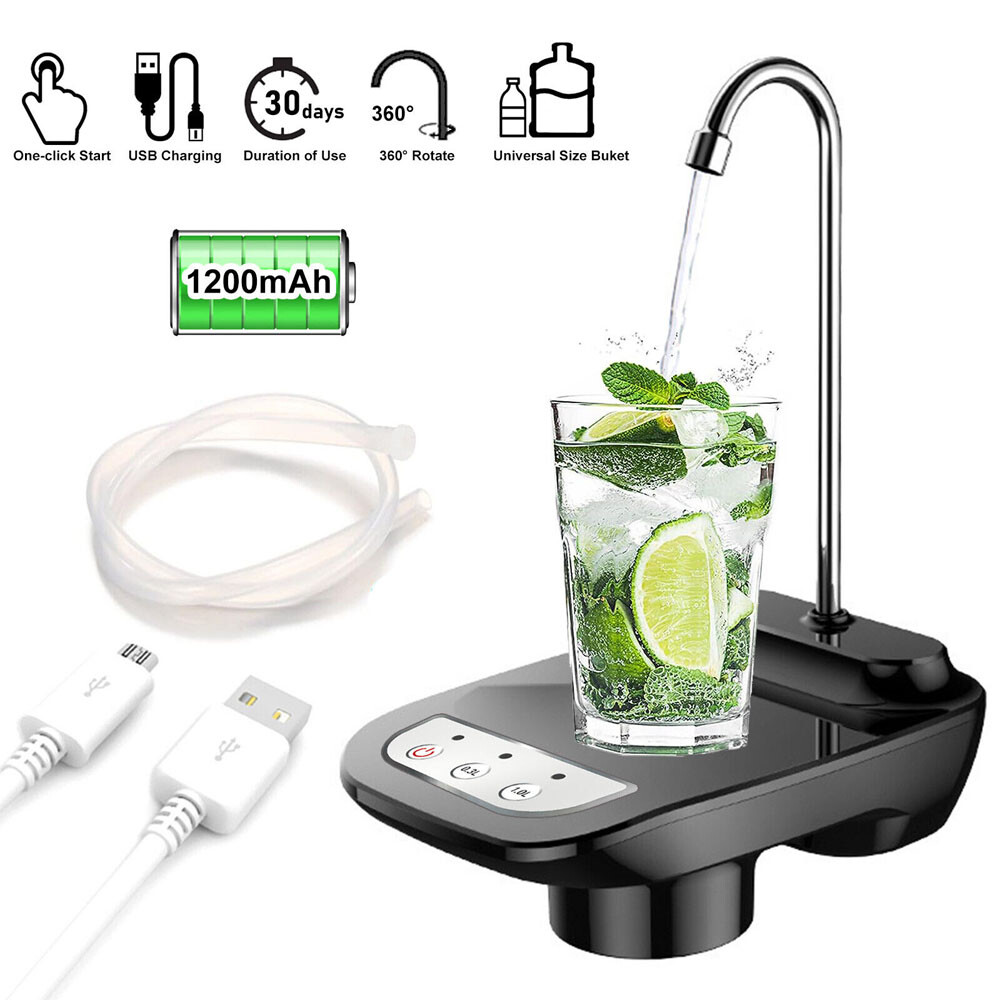 5 Gallon Water Bottle Switch Pump Electric Automatic Universal Dispenser USB
