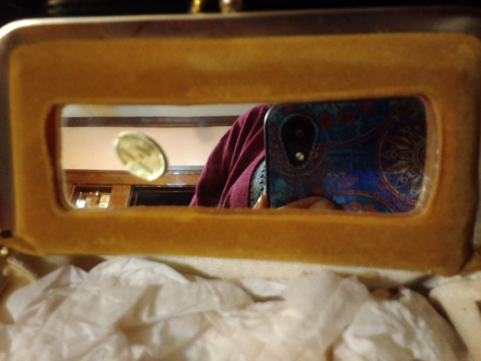 Vtg FLORIDA Souvenir Travel Manicure Sewing Kit Cigarette Makeup Lipstick Holder